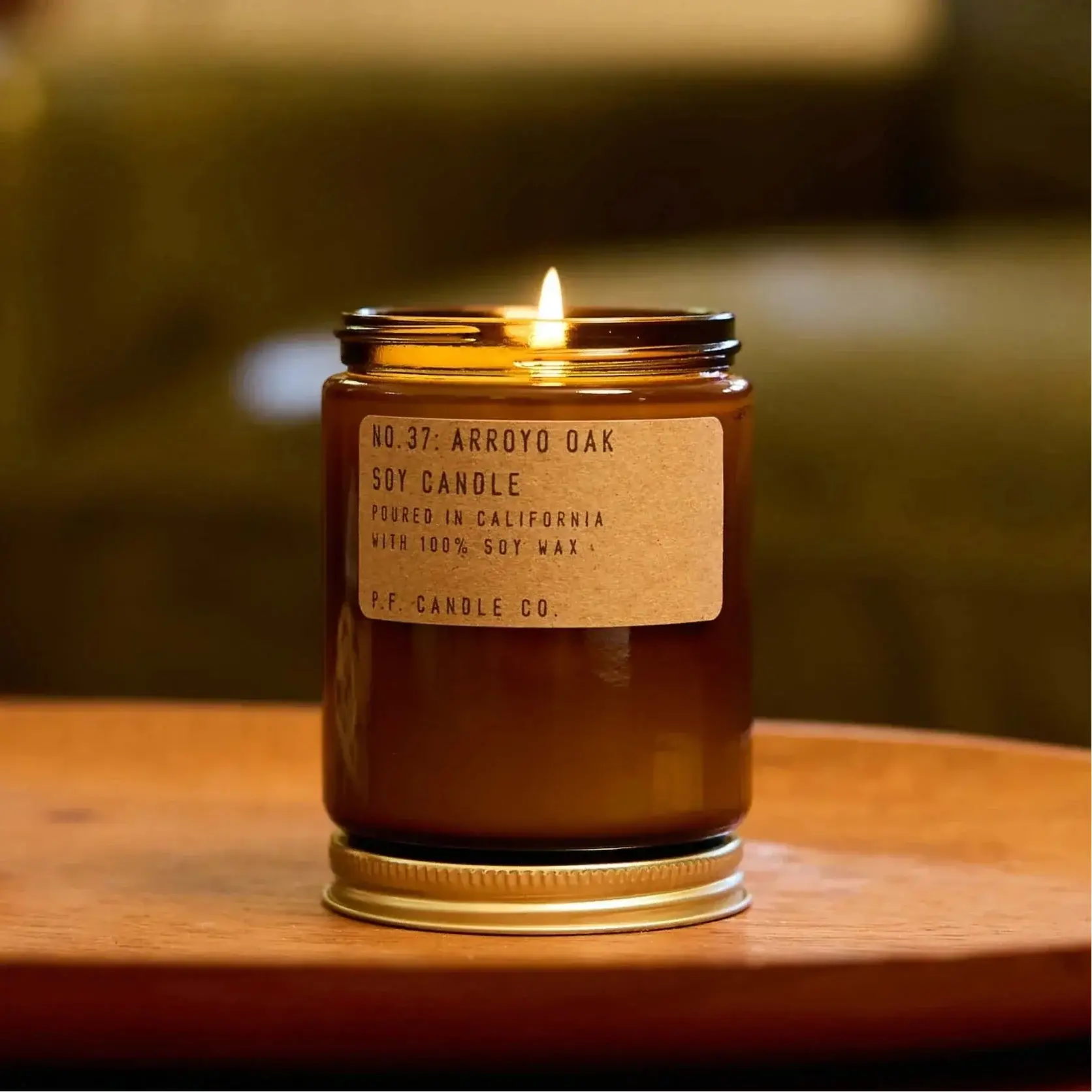 P.F. Candle Co. 7.2 oz Candle - Arroyo Oak - Image 2