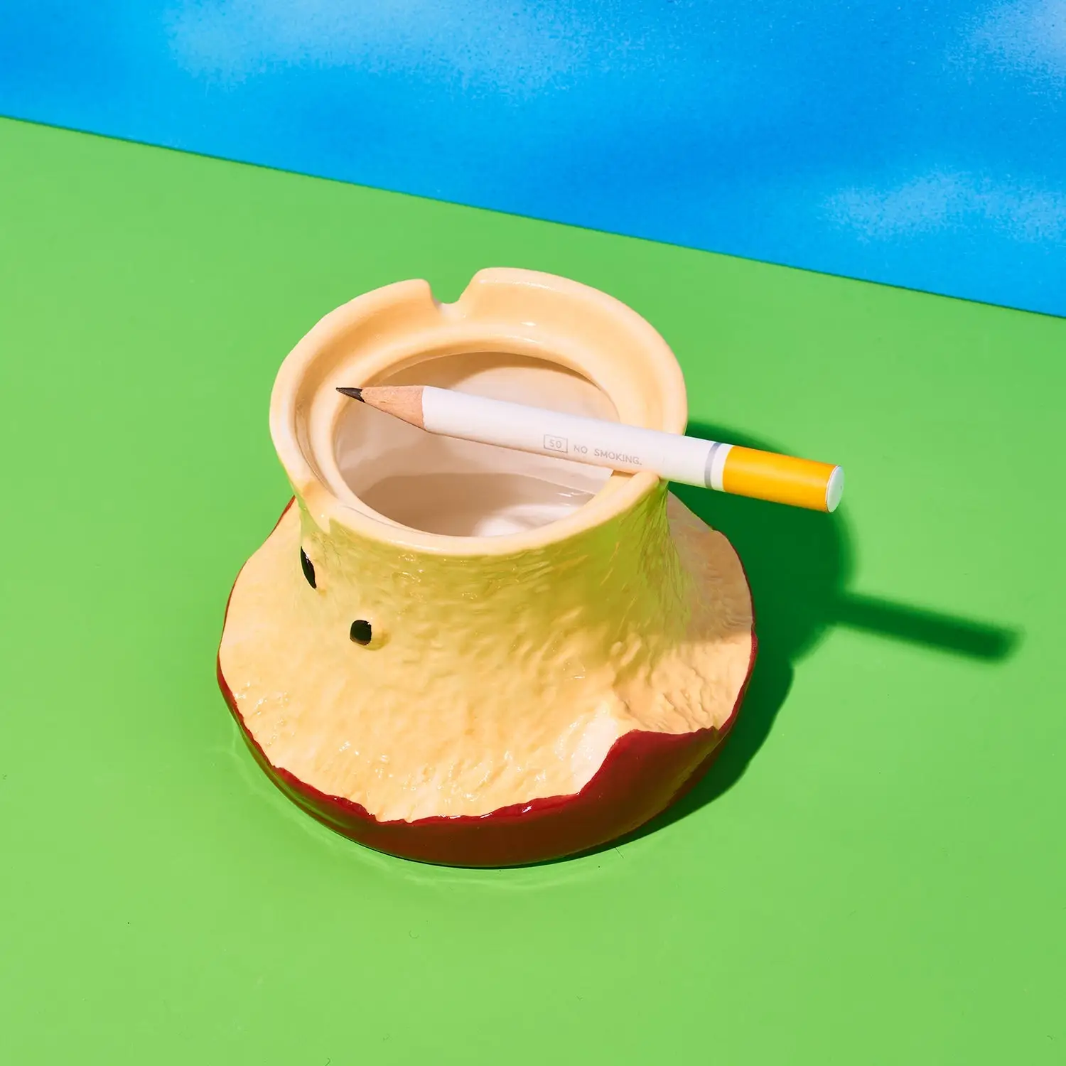Apple Core Ashtray - Red - Image 4