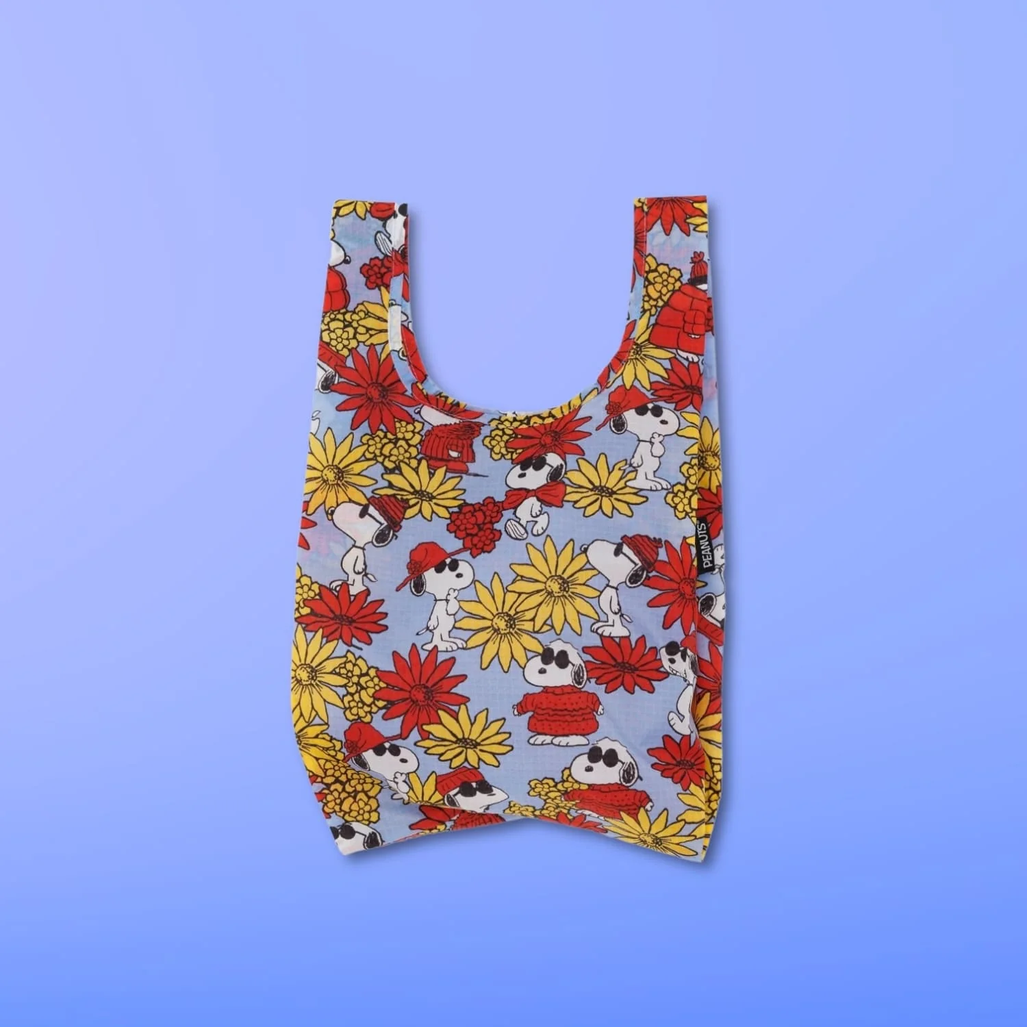 Baby Baggu Reusable Tote - Floral Snoopy - Image 3