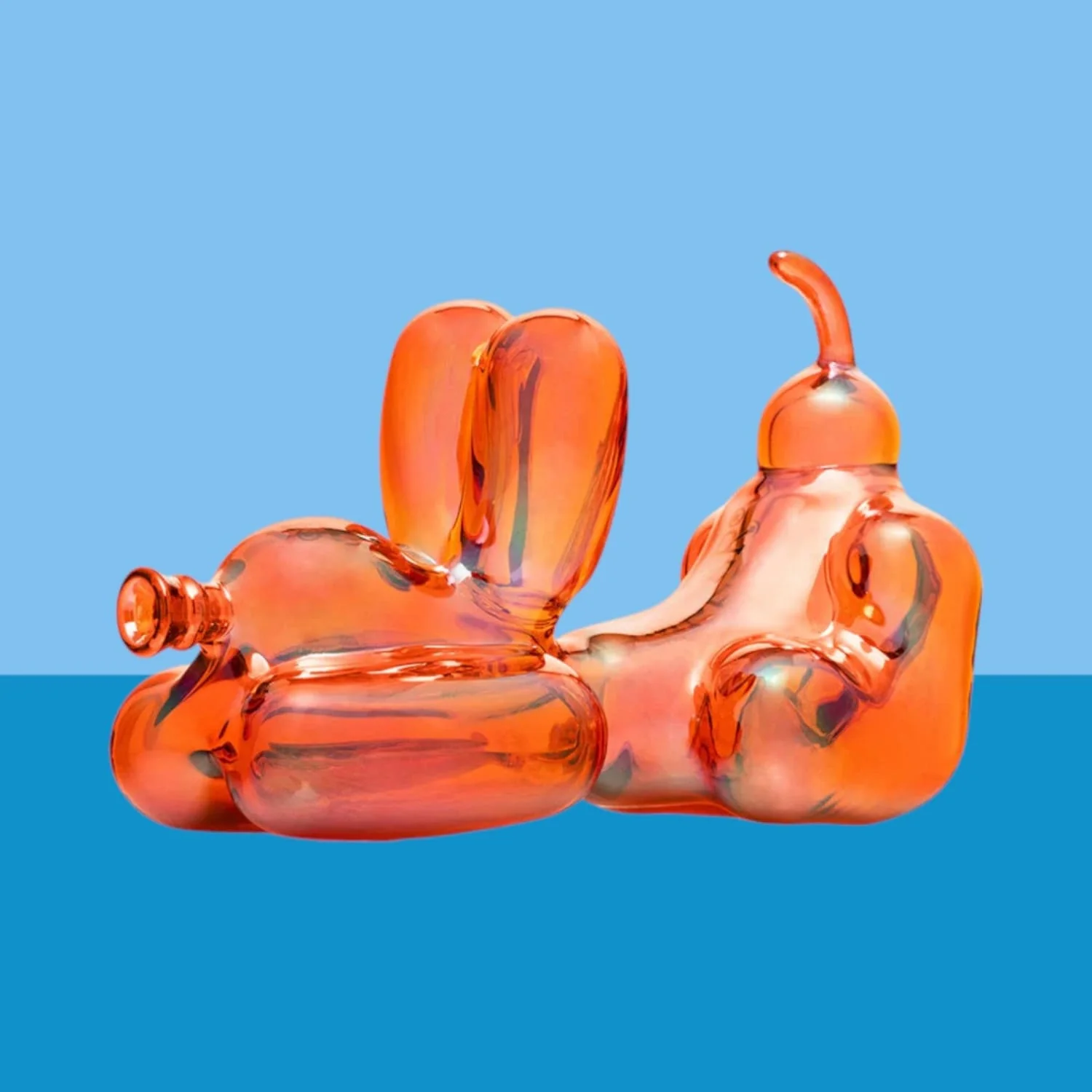 Red Balloon Dog Hand Pipe - Image 3