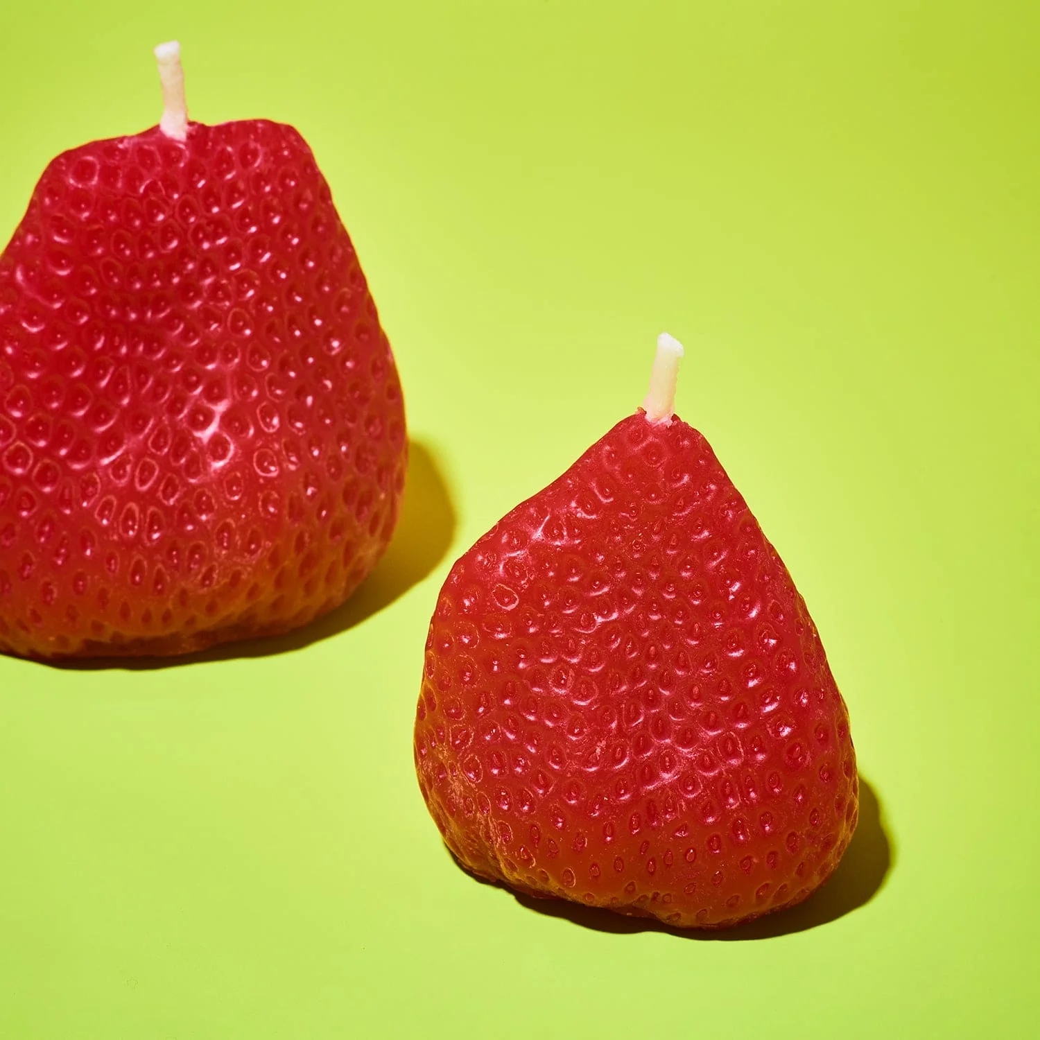Strawberry Beeswax Candles - Image 2