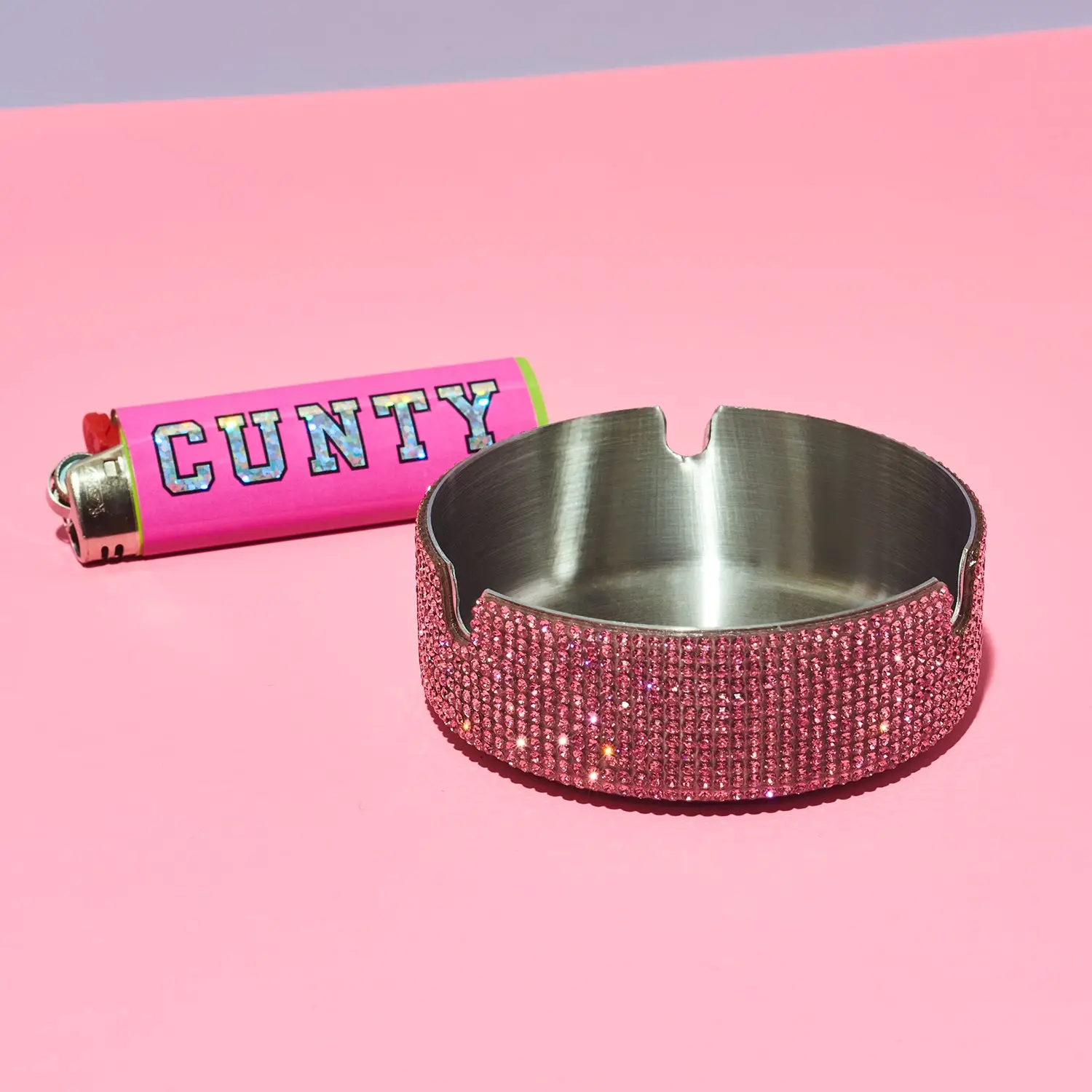 Bling Ashtray - Pink - Image 3