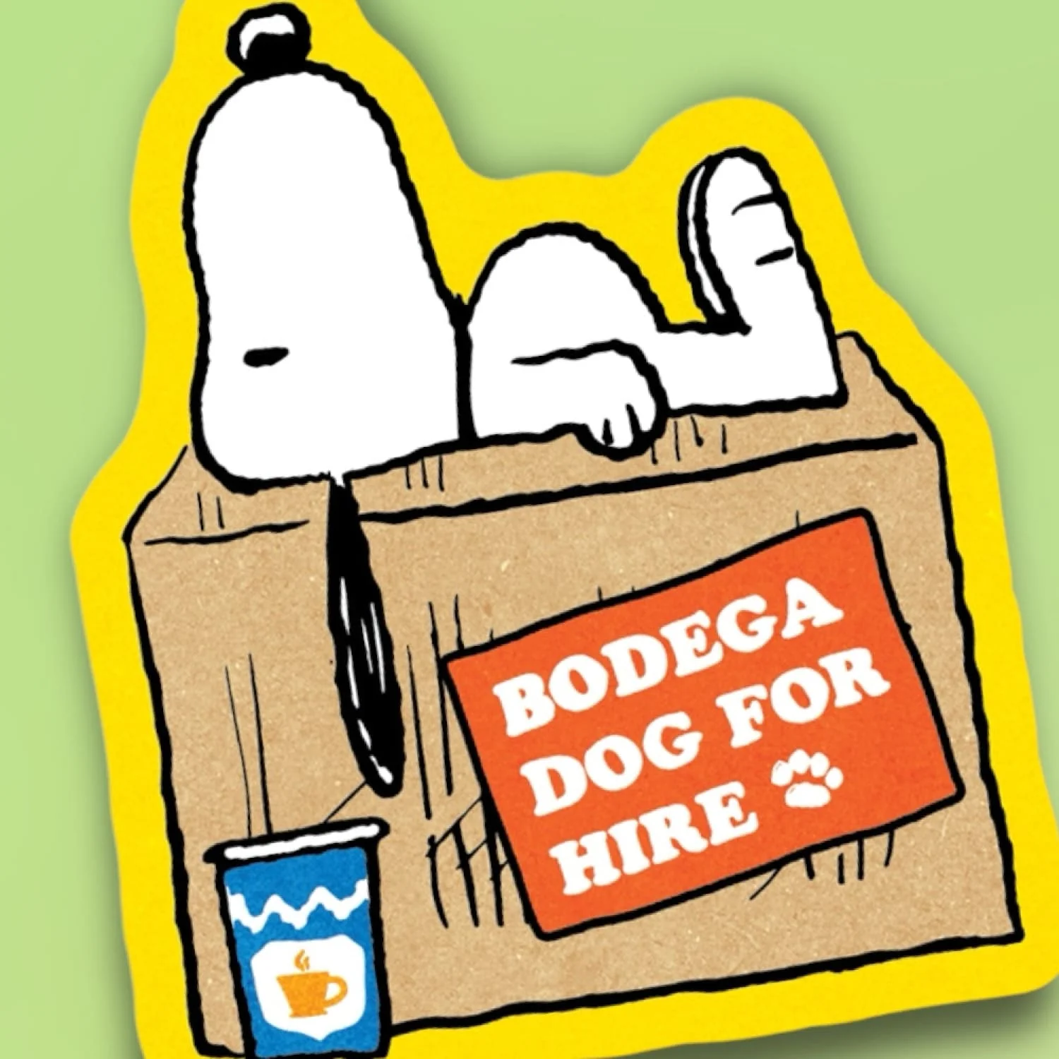Bodega Dog By Peanuts Snoopy Sticker - Image 2