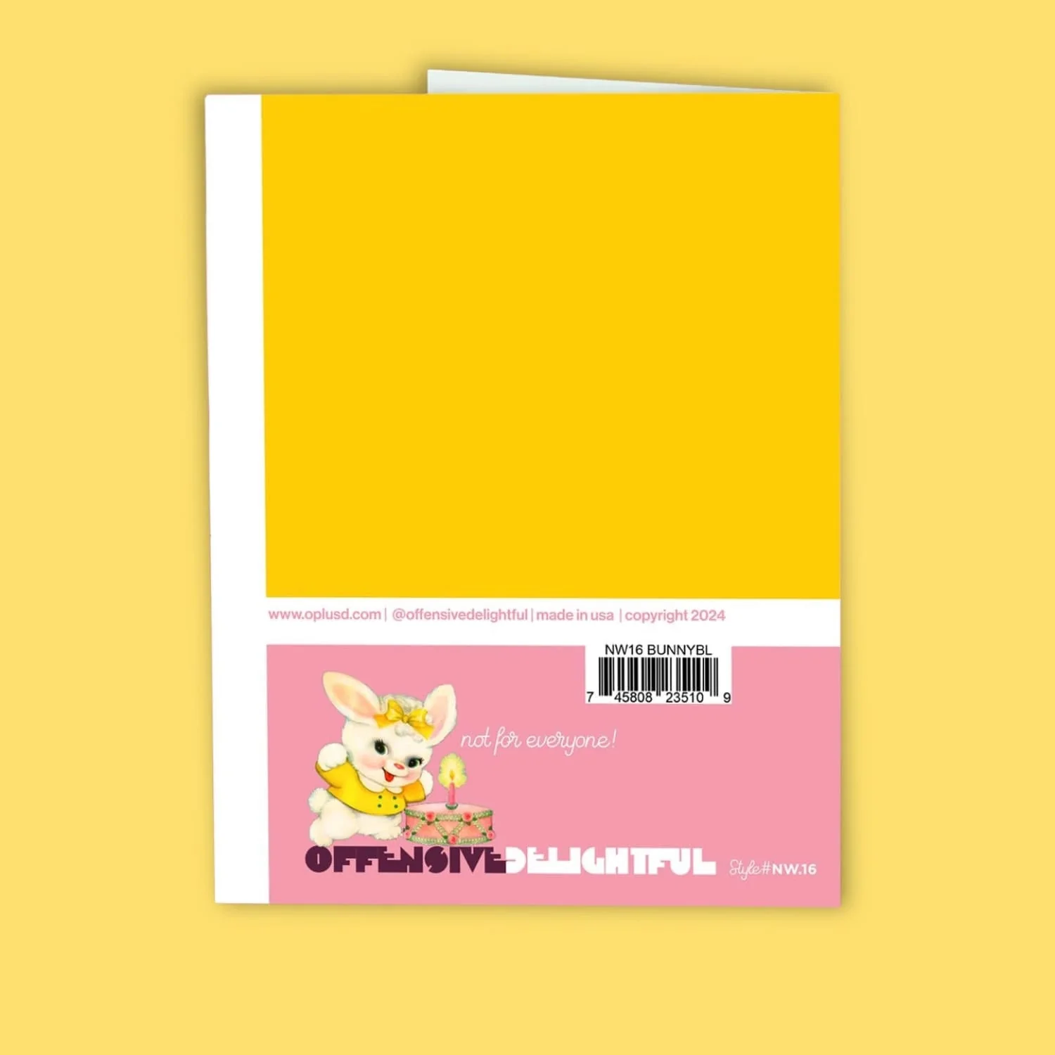 Bunny Happy F*cking Birthday Card - Image 3