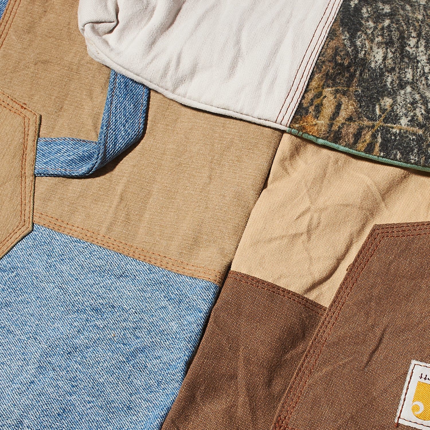 Carhartt Recycled Patchwork Tote Bag - Image 10