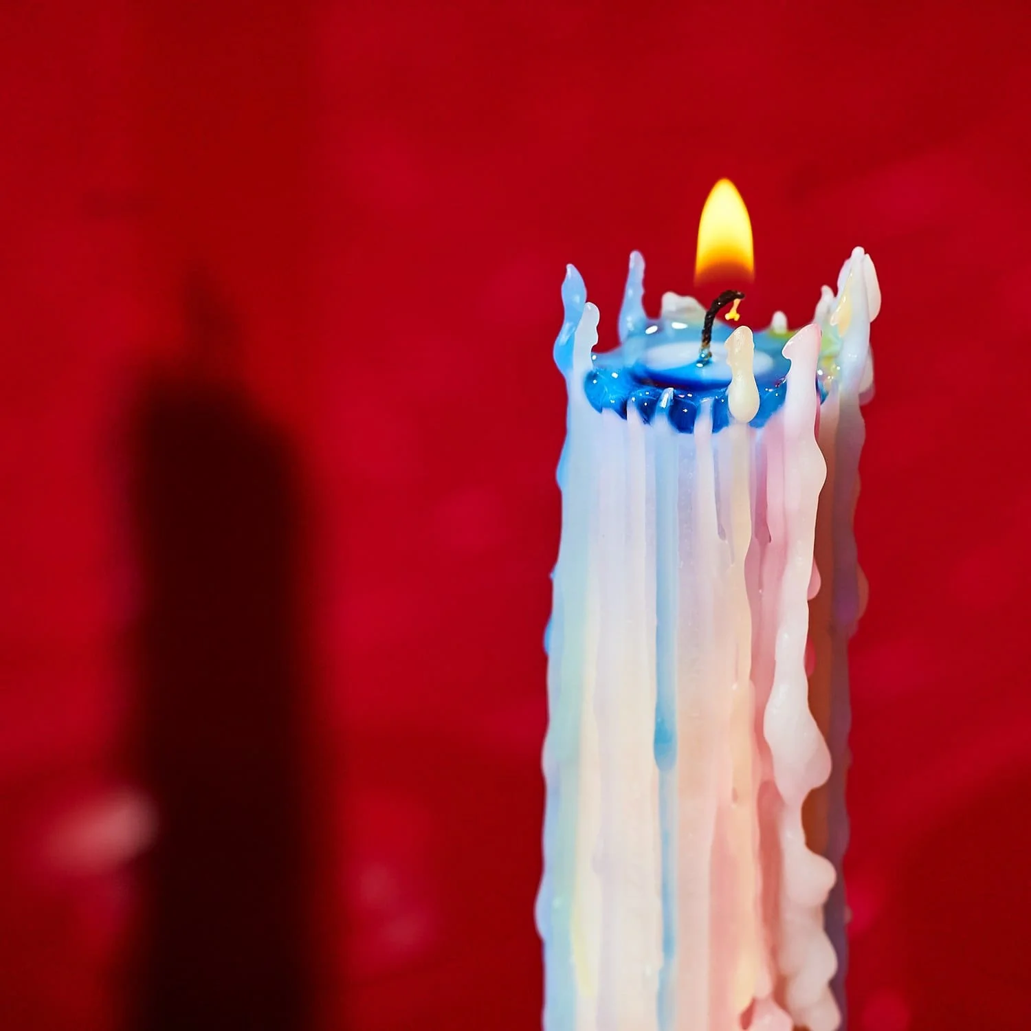 Rainbow Drip Taper Candles - Image 7