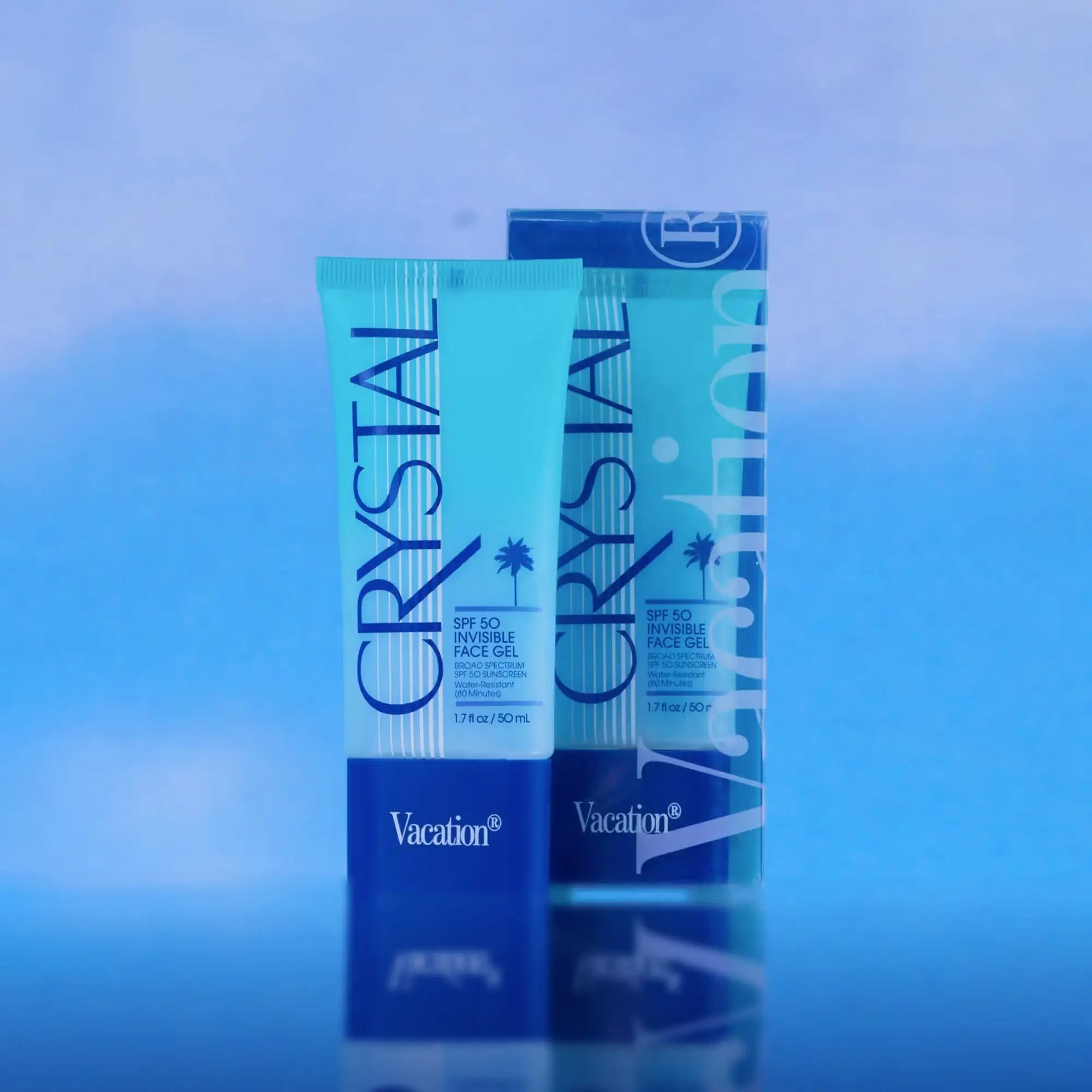 Vacation Crystal Invisible Face Gel - SPF 50 Sunscreen - Image 3