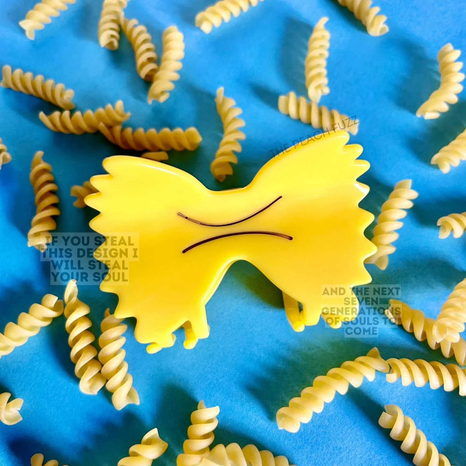 Farfalle Pasta Hair Claw - Image 3