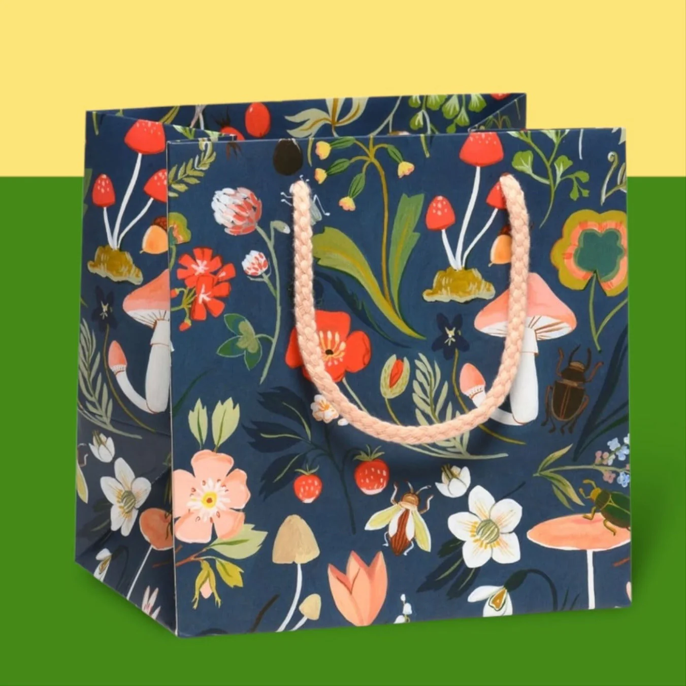 Forest Blue Gift Bag 7" - Image 3