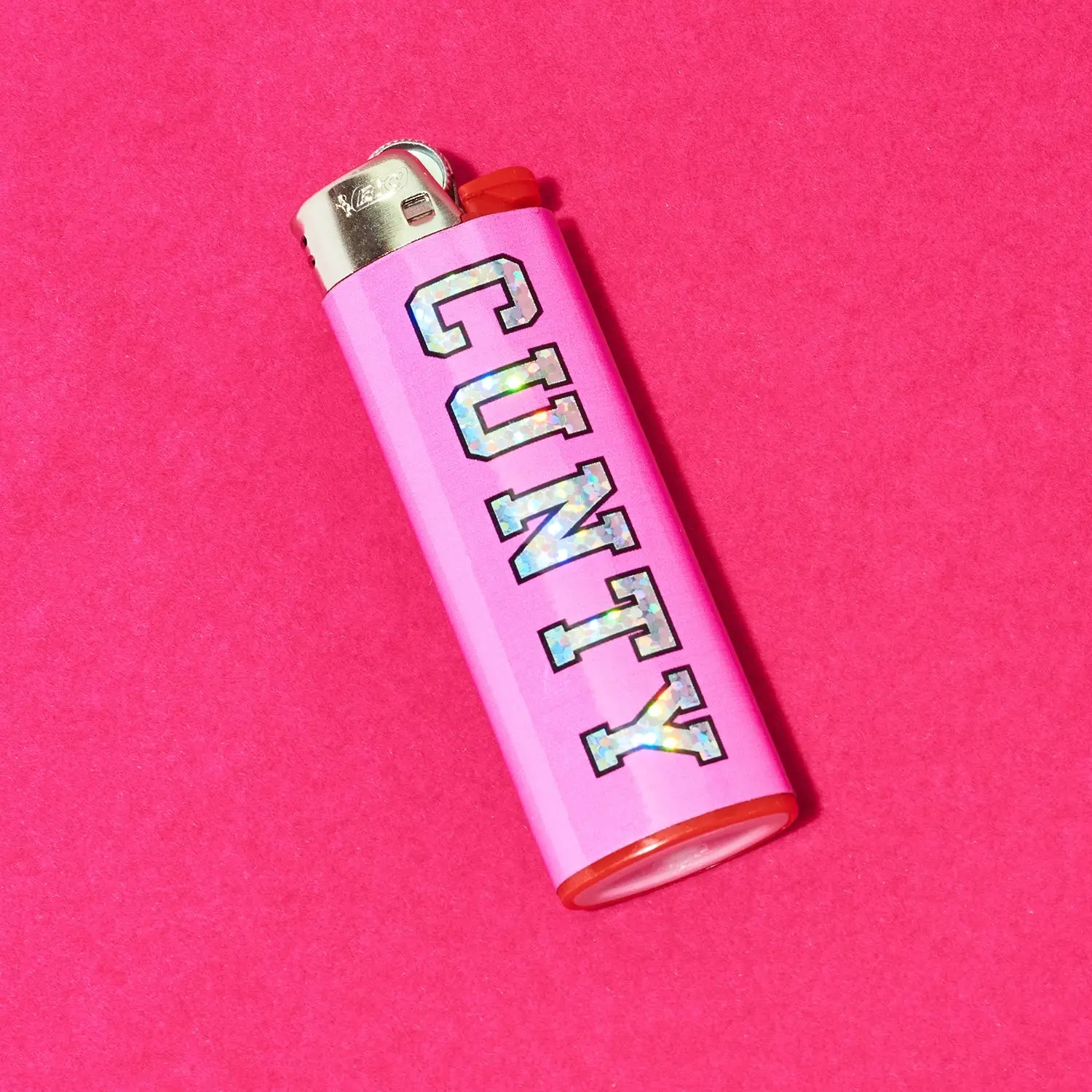 Friends NYC CUNTY Varsity Letters Lighter - Image 2