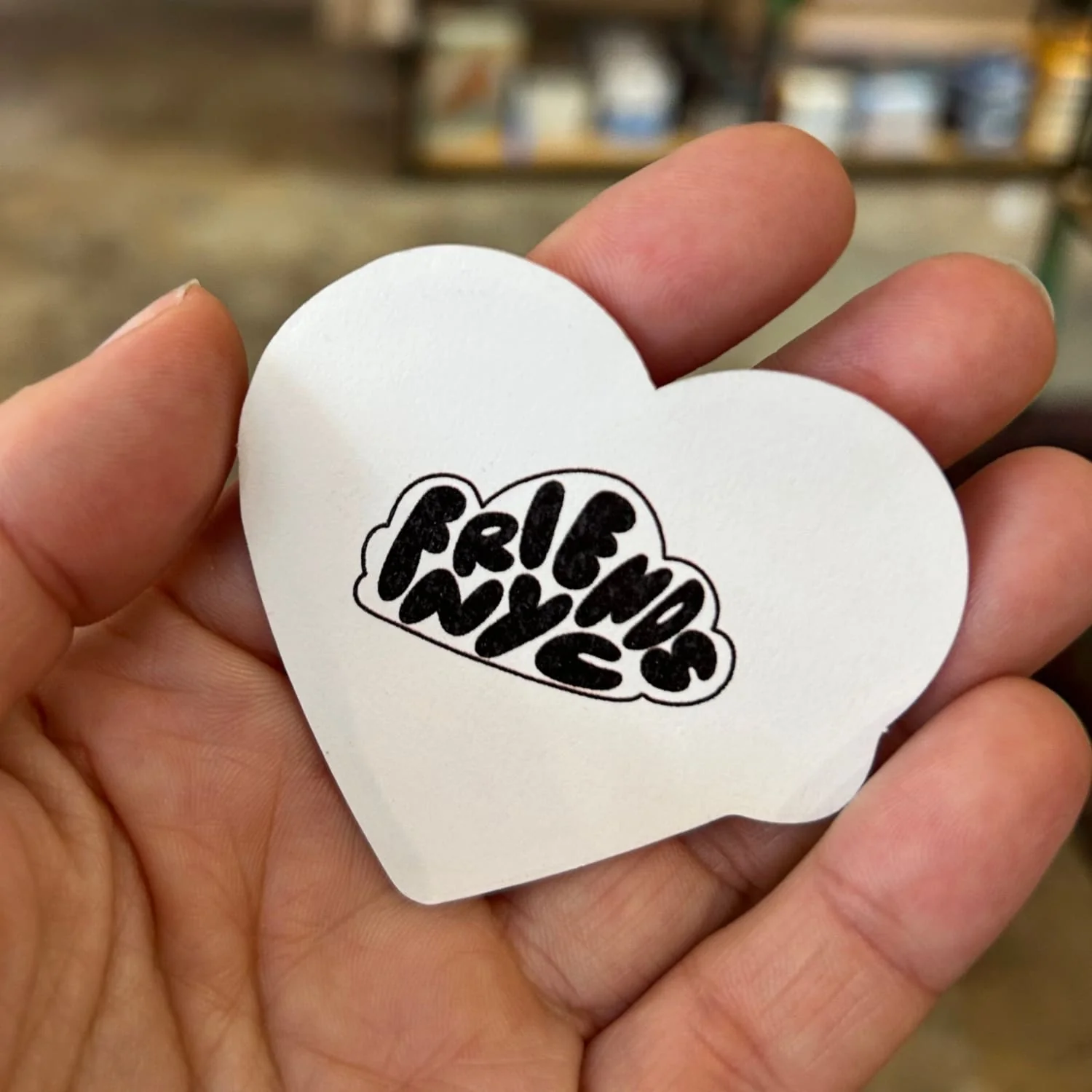Friends NYC Daddy Heart Sticker - Image 3