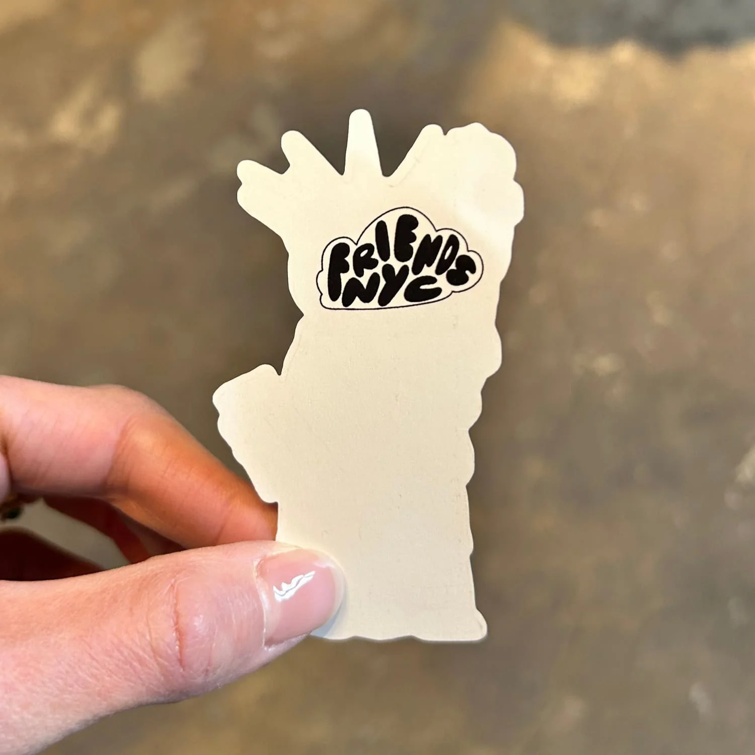 Friends NYC Liberty Cat Sticker - Image 4