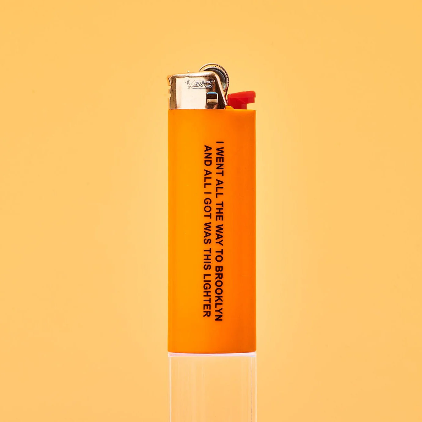Friends NYC Went To Brooklyn All I Got Orange Lighter - Image 2