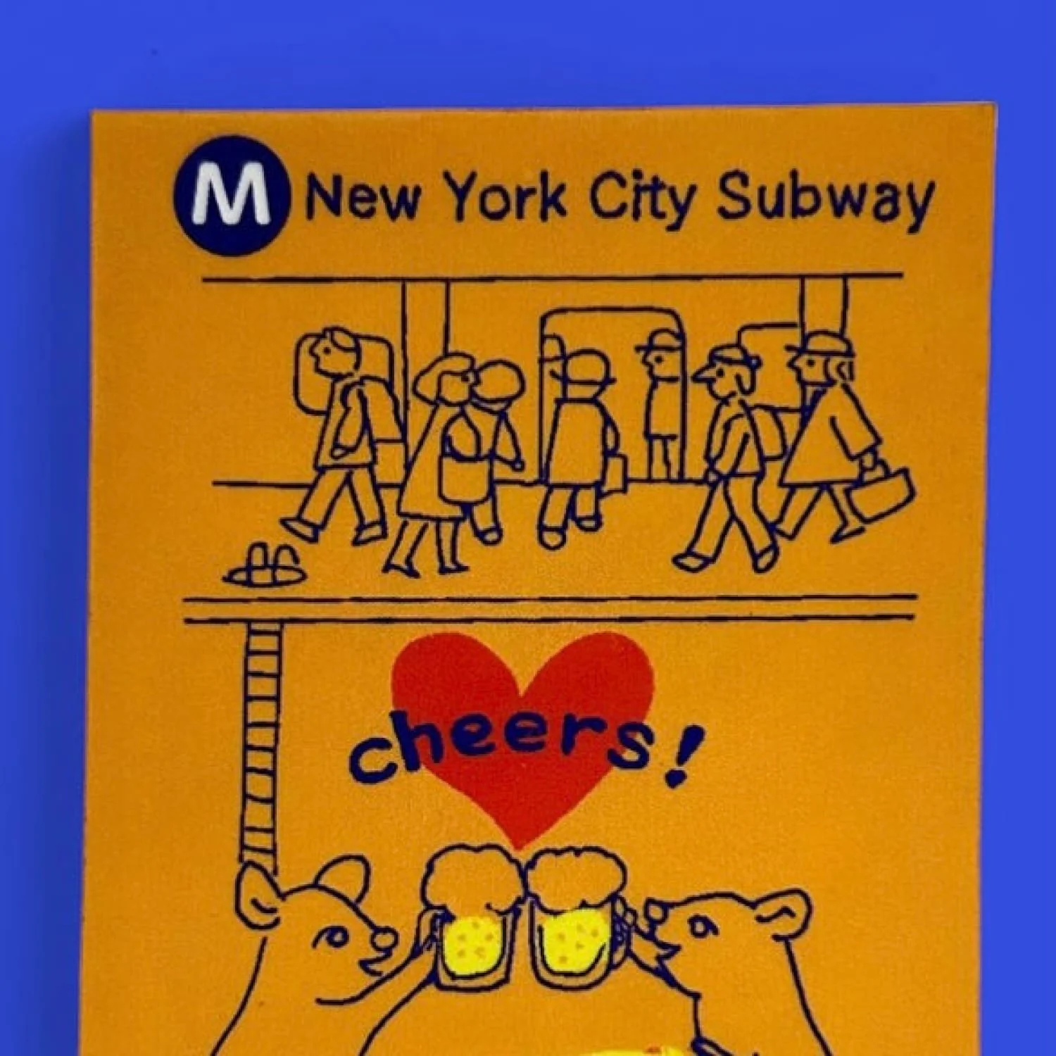 Friends NYC Pizza Rat NYC Subway Sticker - Image 4