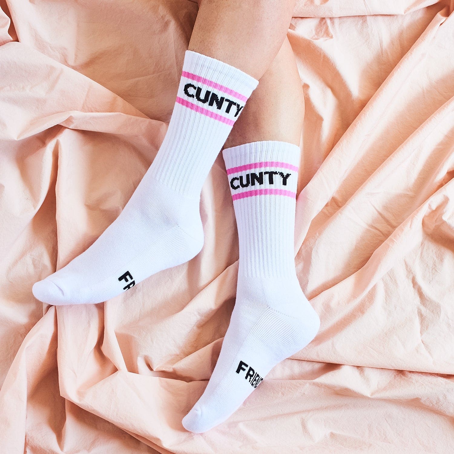 Friends NYC Cunty Socks - Unisex - Image 3