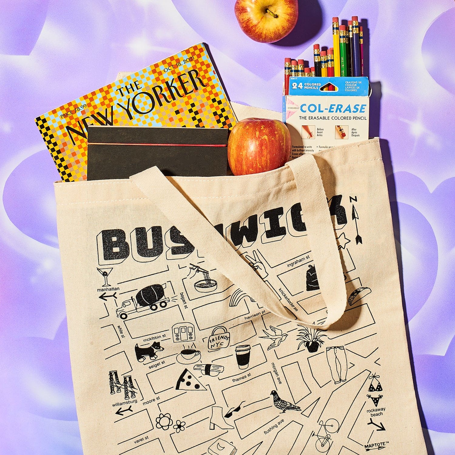 Friends NYC x Maptote Bushwick Canvas Tote Bag - Image 4