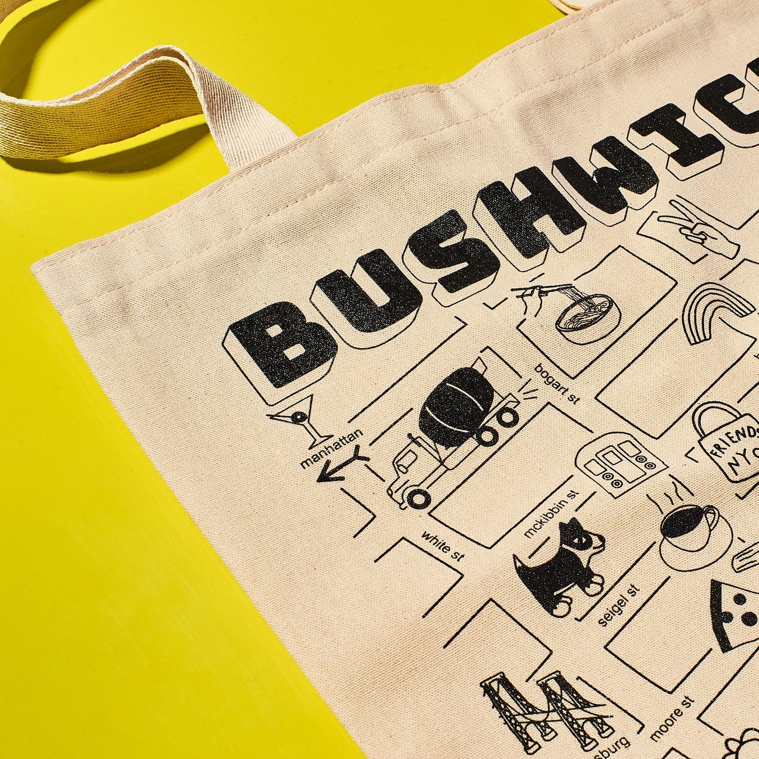 Friends NYC x Maptote Bushwick Canvas Tote Bag - Image 5