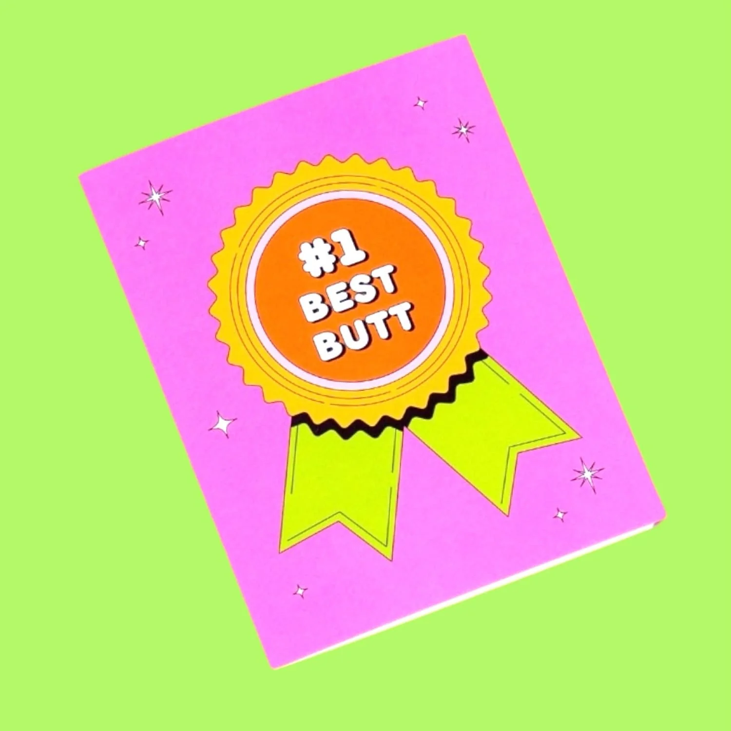 #1 Best Butt Greeting Card - Image 2