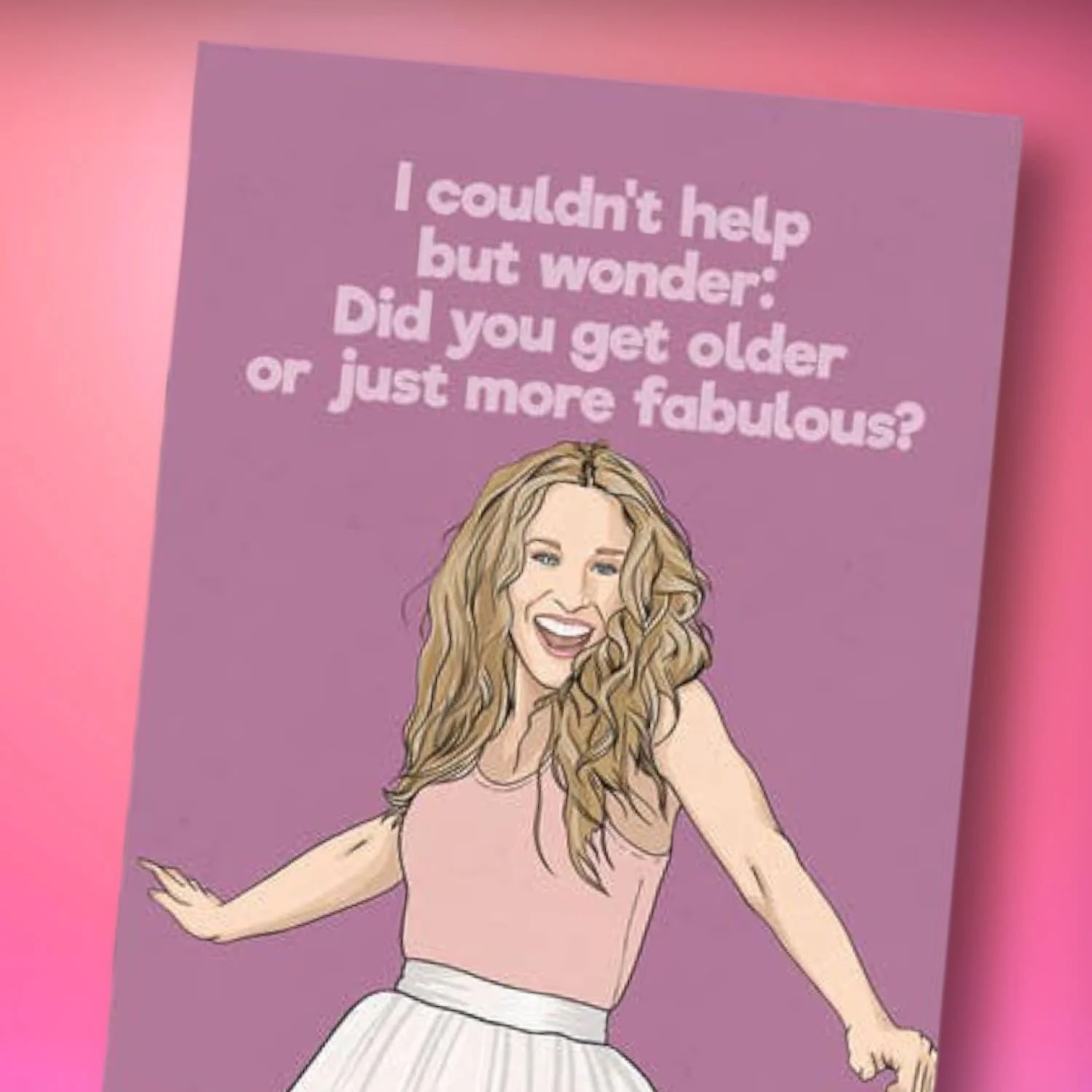 Carrie Bradshaw More Fabulous Birthday Card - Image 2