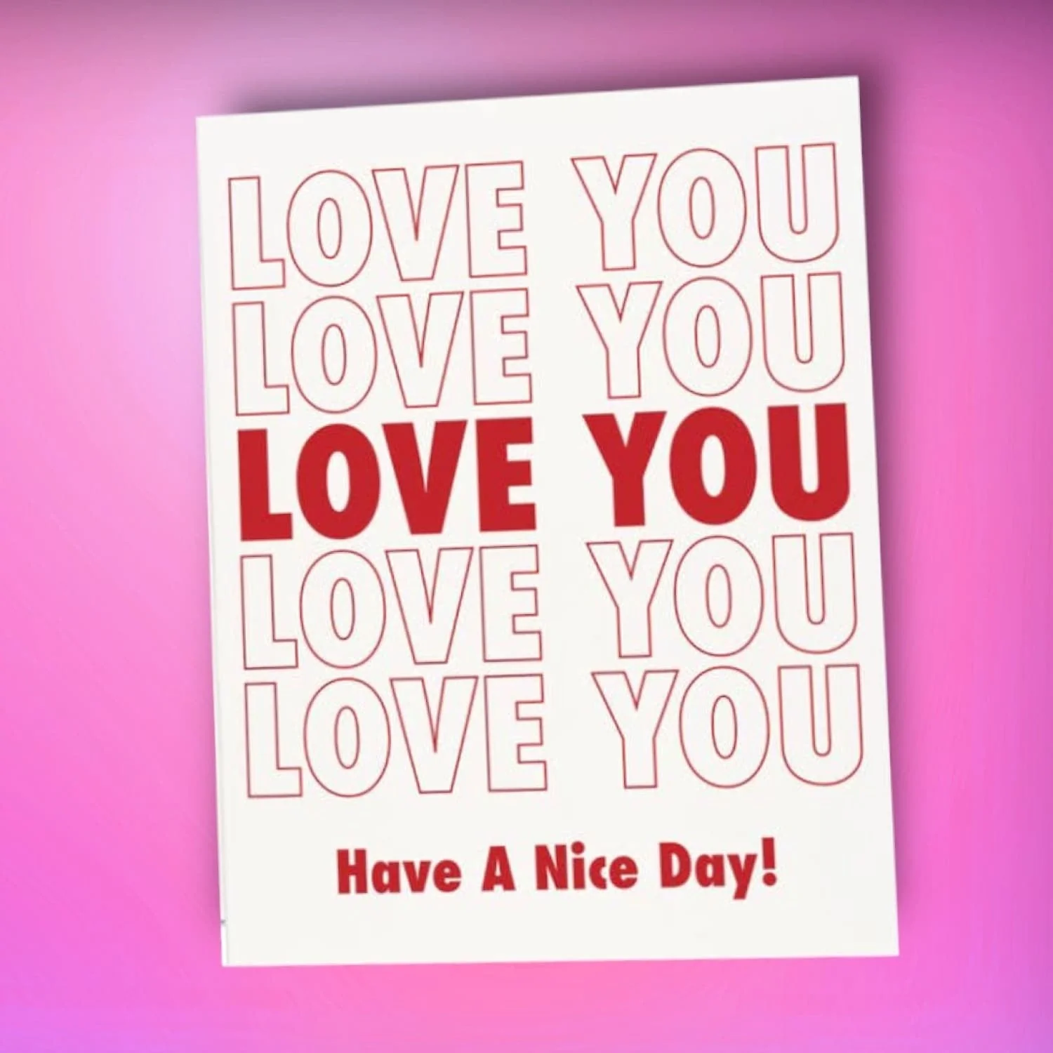 Grocery Bag I Love You Greeting Card - Image 3