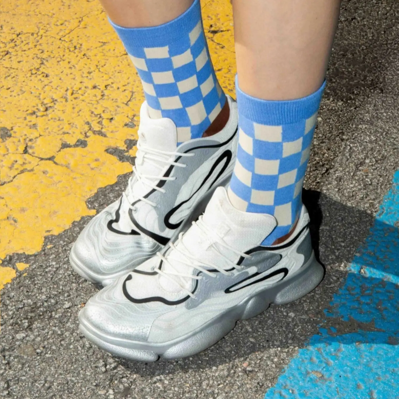Happy To Serve You NYC Coffee Cup Socks - Image 2