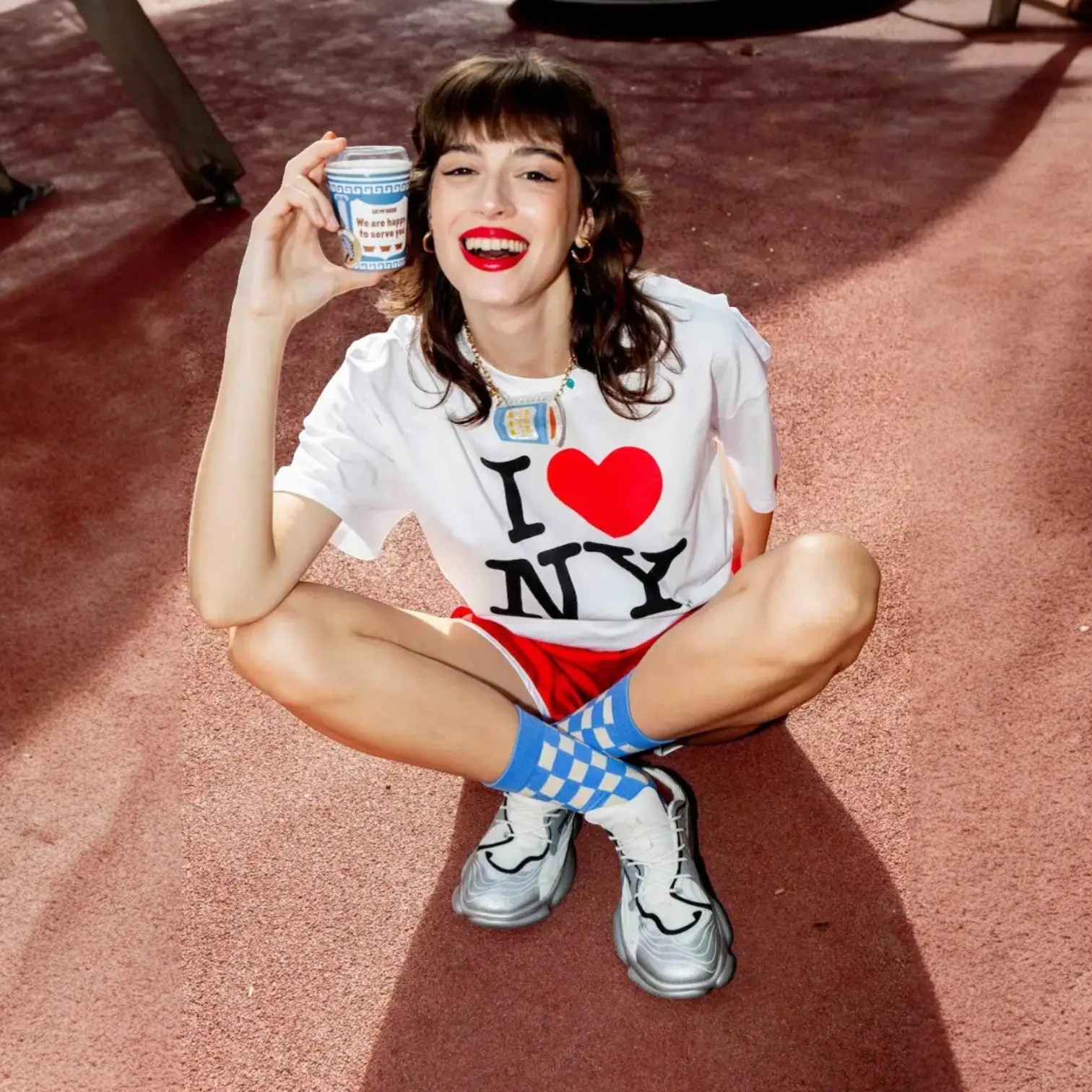 Happy To Serve You NYC Coffee Cup Socks - Image 4