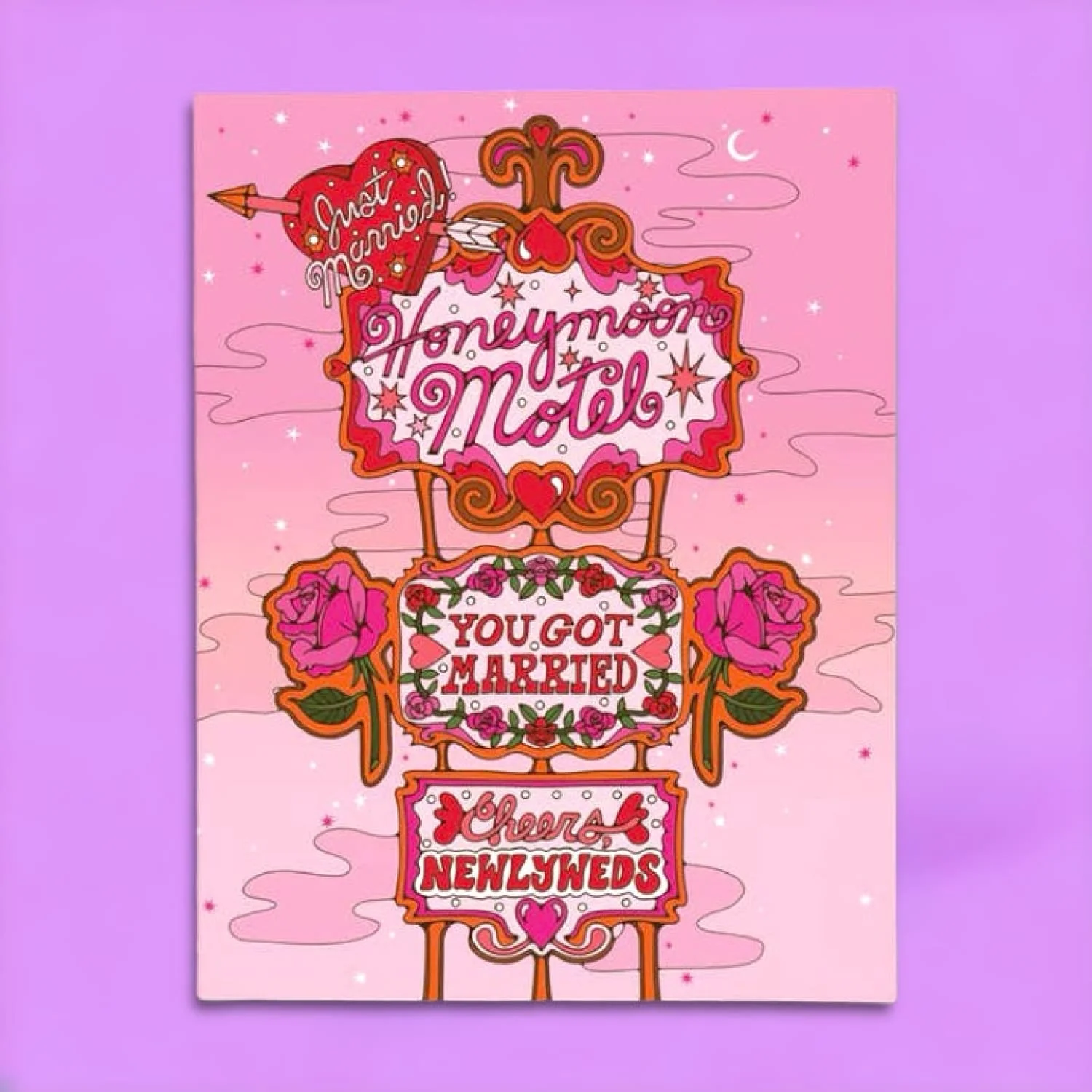 Honeymoon Hotel Wedding Greeting Card - Image 2
