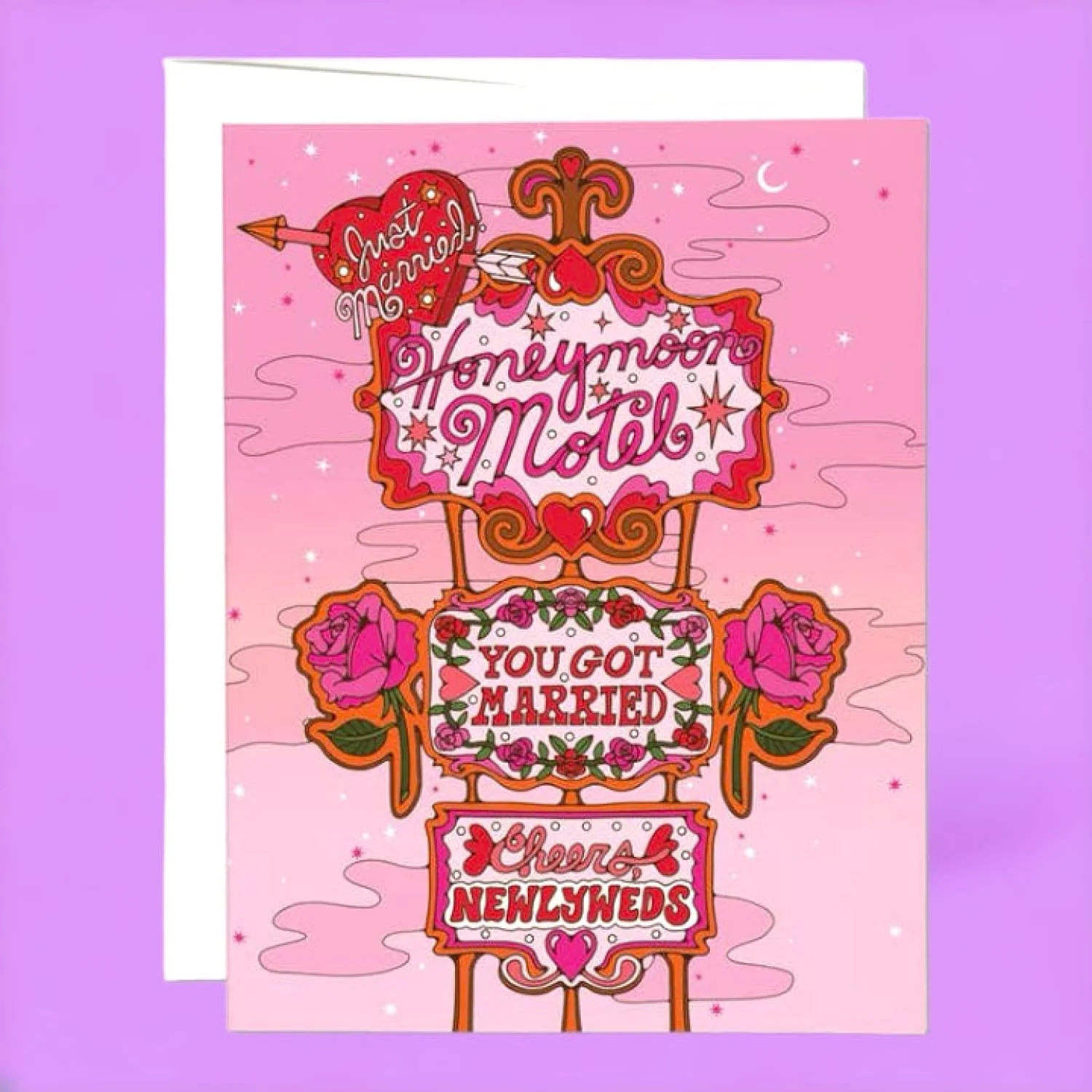 Honeymoon Hotel Wedding Greeting Card - Image 3