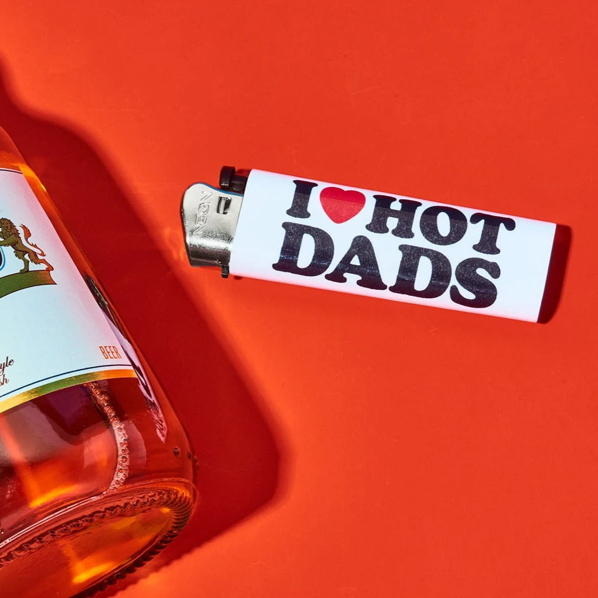 I Love Hot Dads Lighter - Image 2