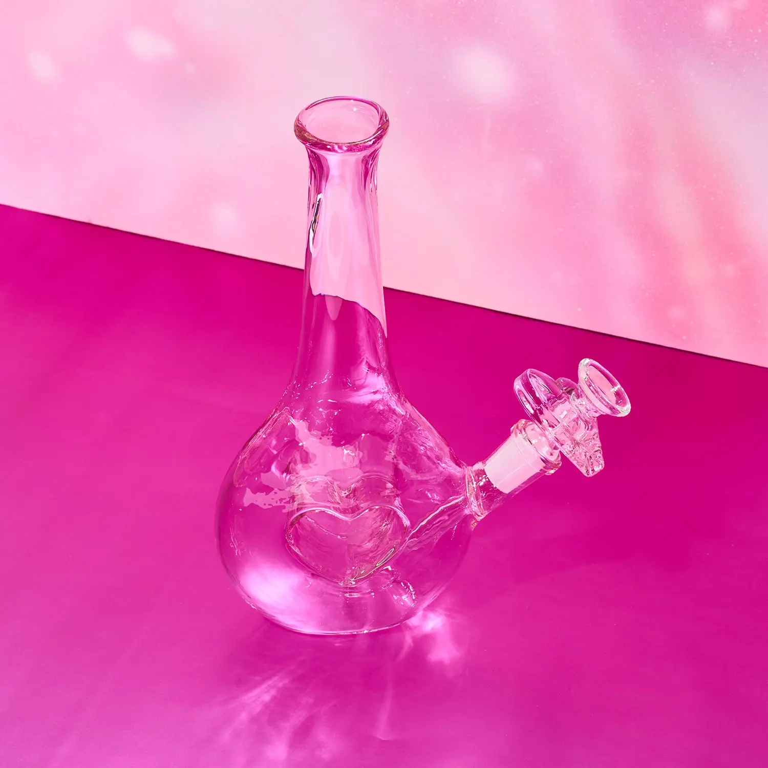 Jeannie Center Heart Pink Bong - Image 4
