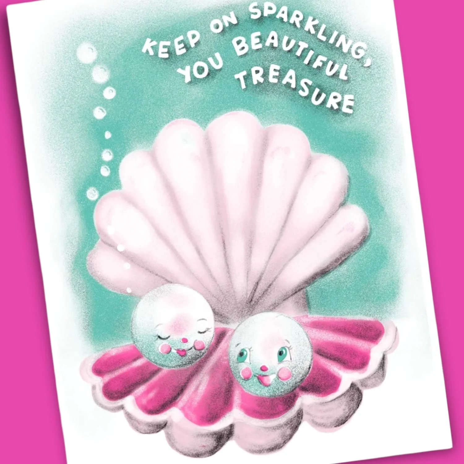 Keep on Sparkling You Pearl Appreciation Card - Image 3