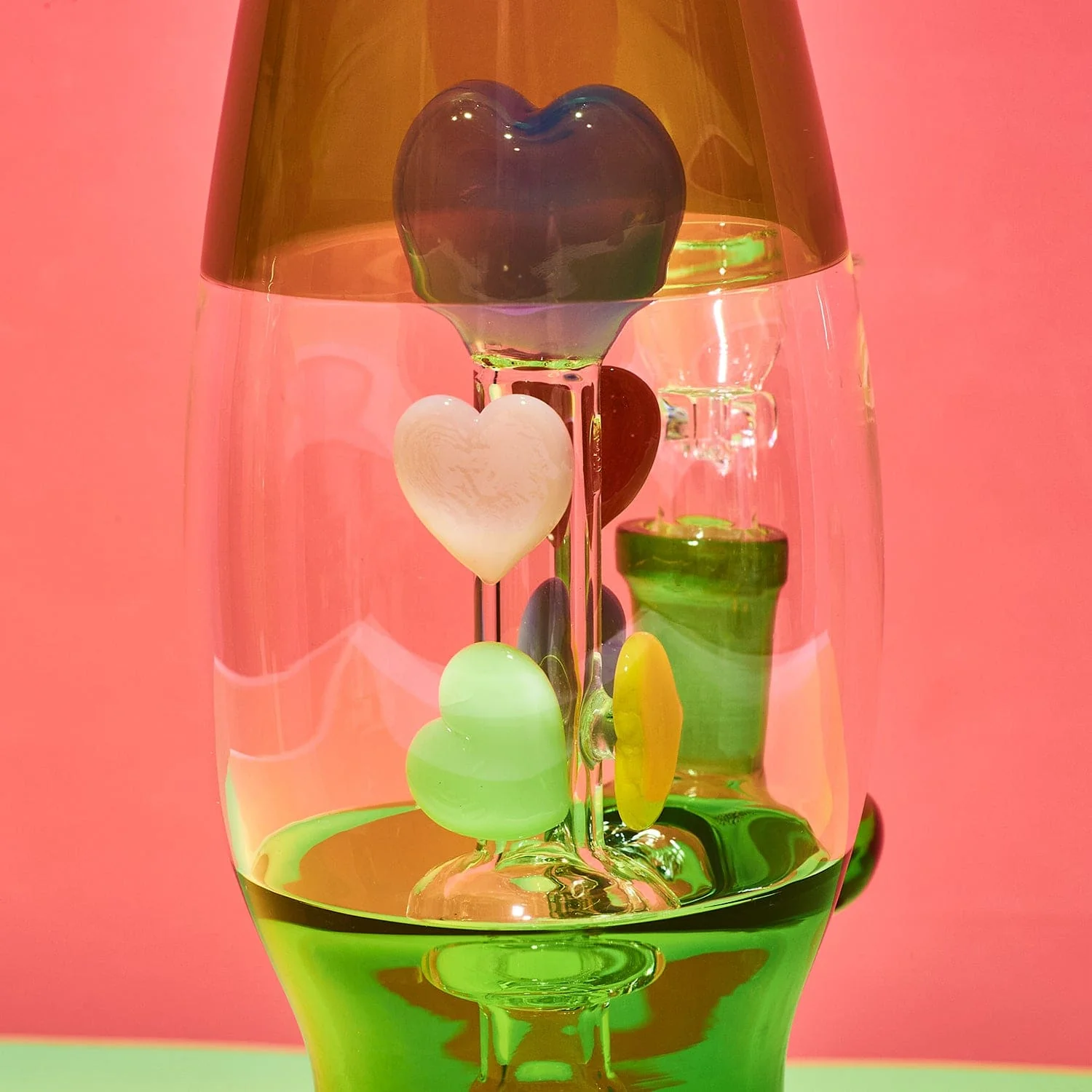 Canna Style Lava Lamp Bong - Green - Image 2