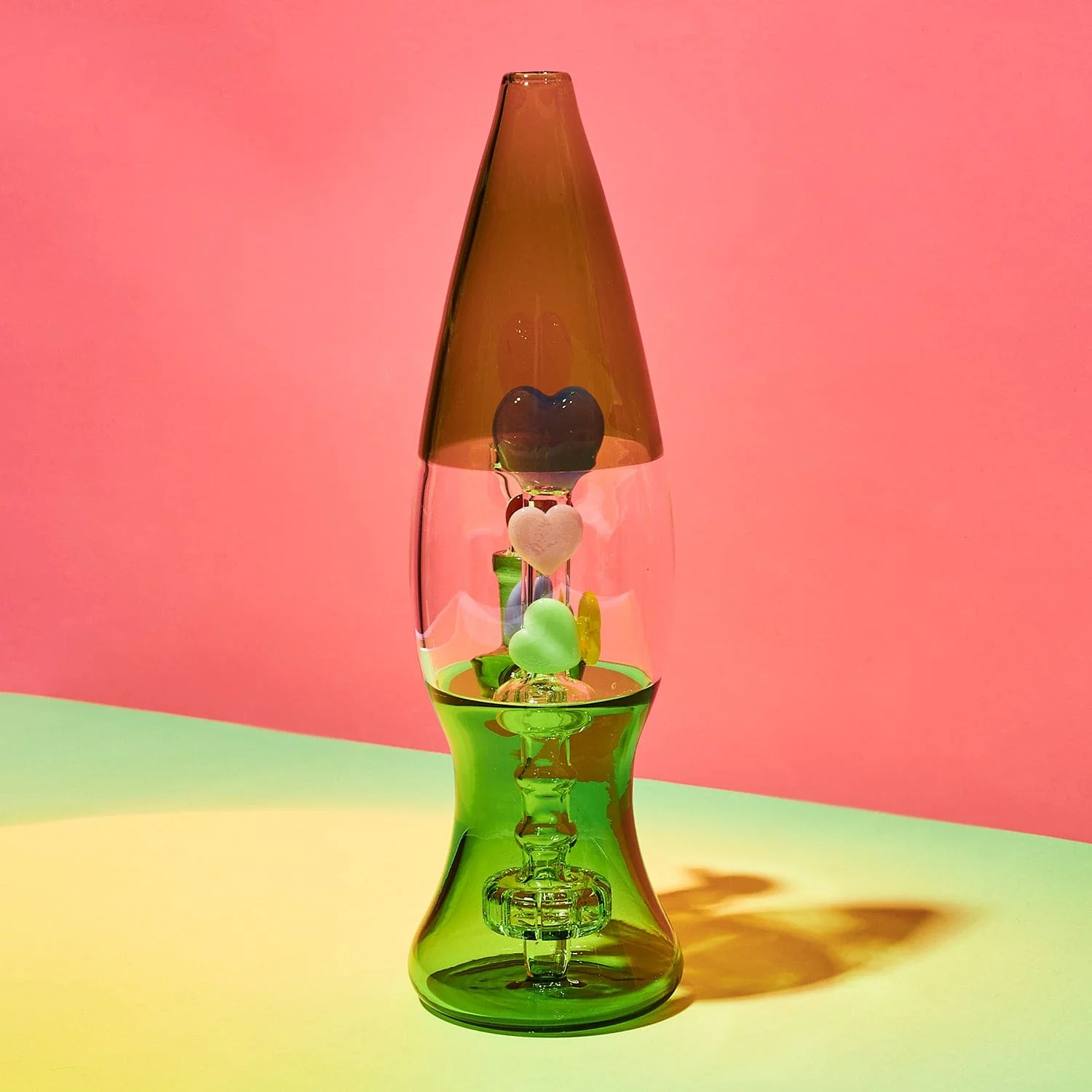 Canna Style Lava Lamp Bong - Green - Image 6