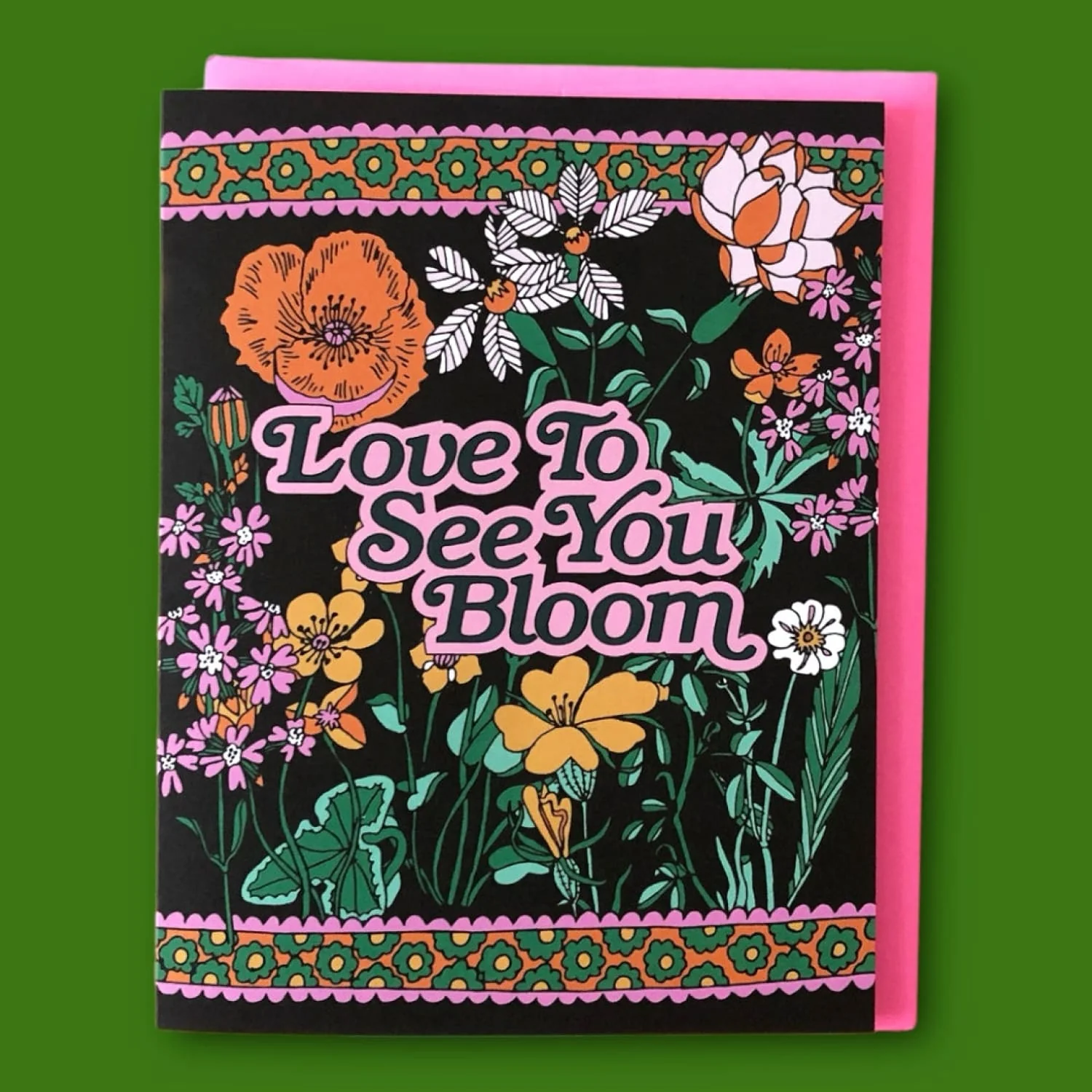Love to See You Bloom Greeting Card - Image 3