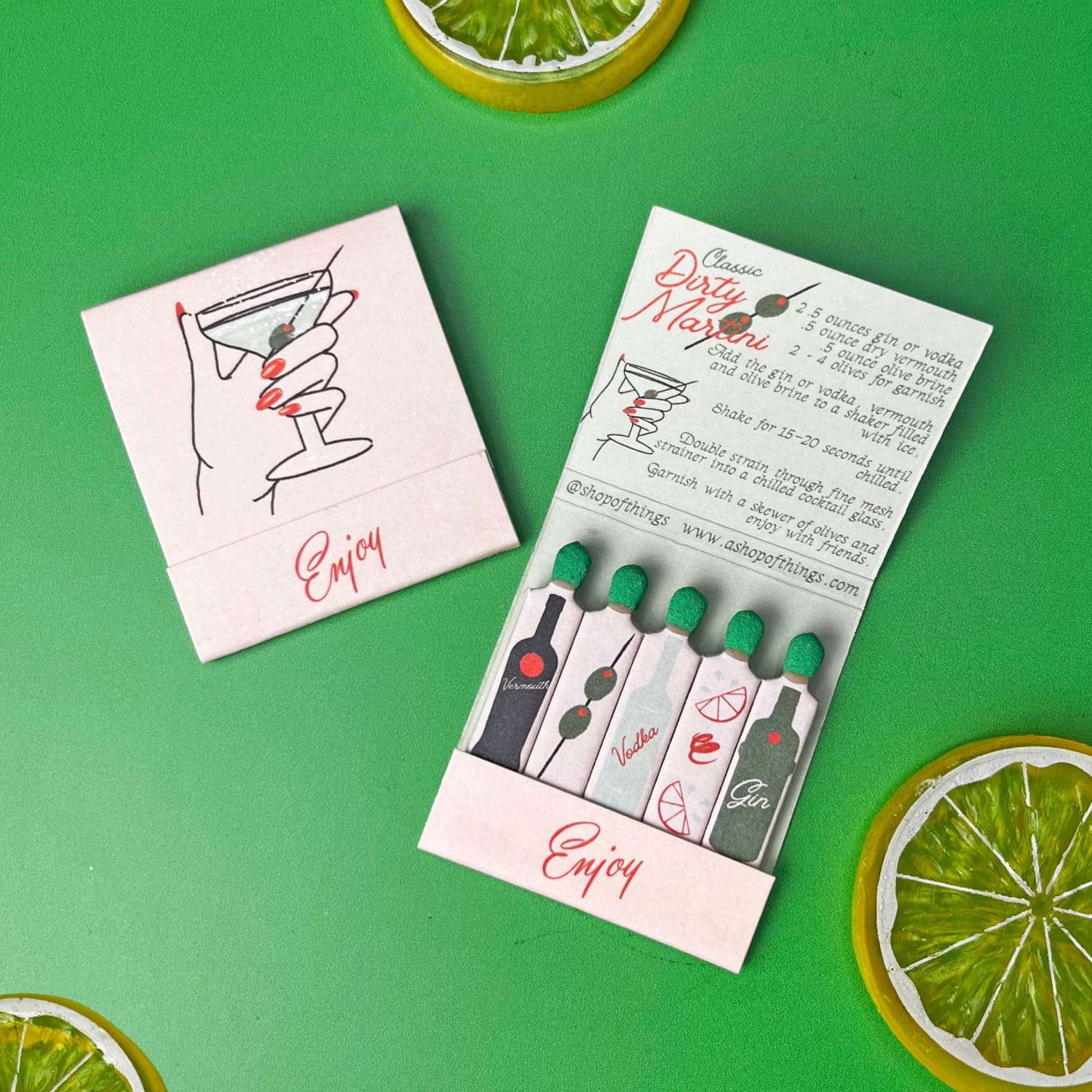 Martini Matchbook - Image 4