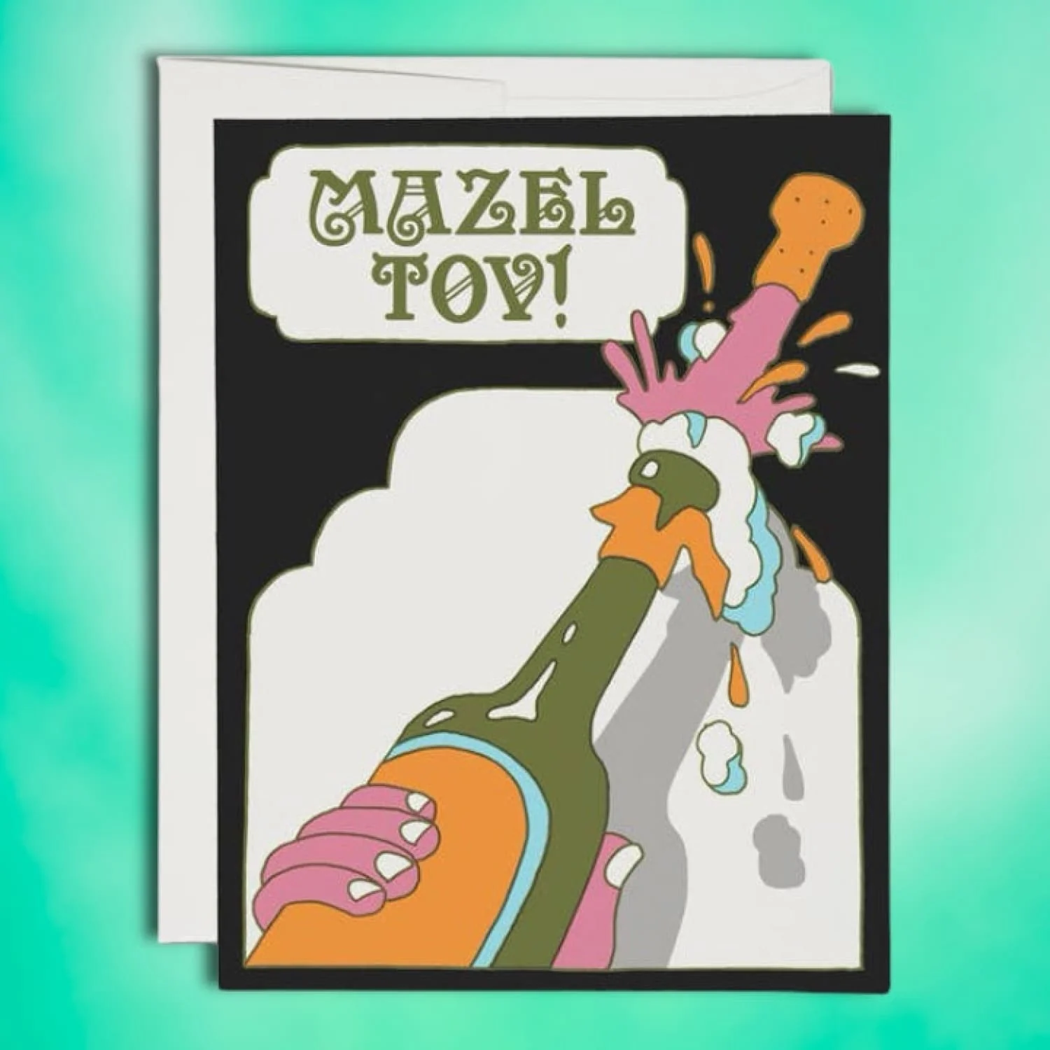 Mazel Tov Congratulations Greeting Card - Image 3