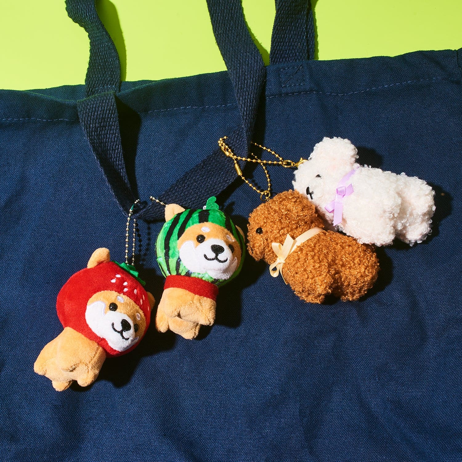 Watermelon Memeshiba Plush Bag Charm - Image 5