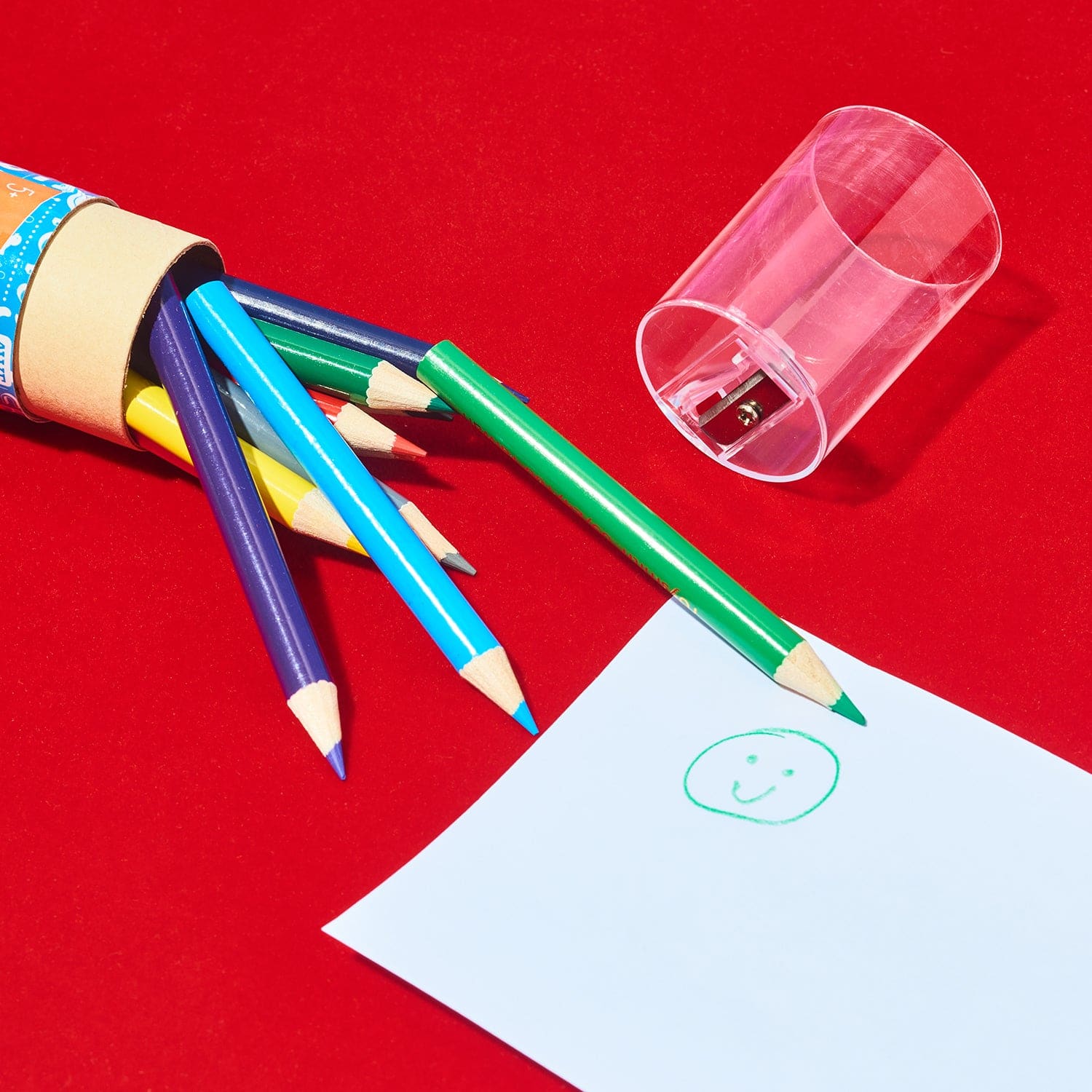 Mini Colored Pencils w Sharpener - Image 2