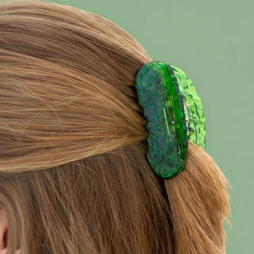 Mini Pickle Hair Claw Clip - Image 2
