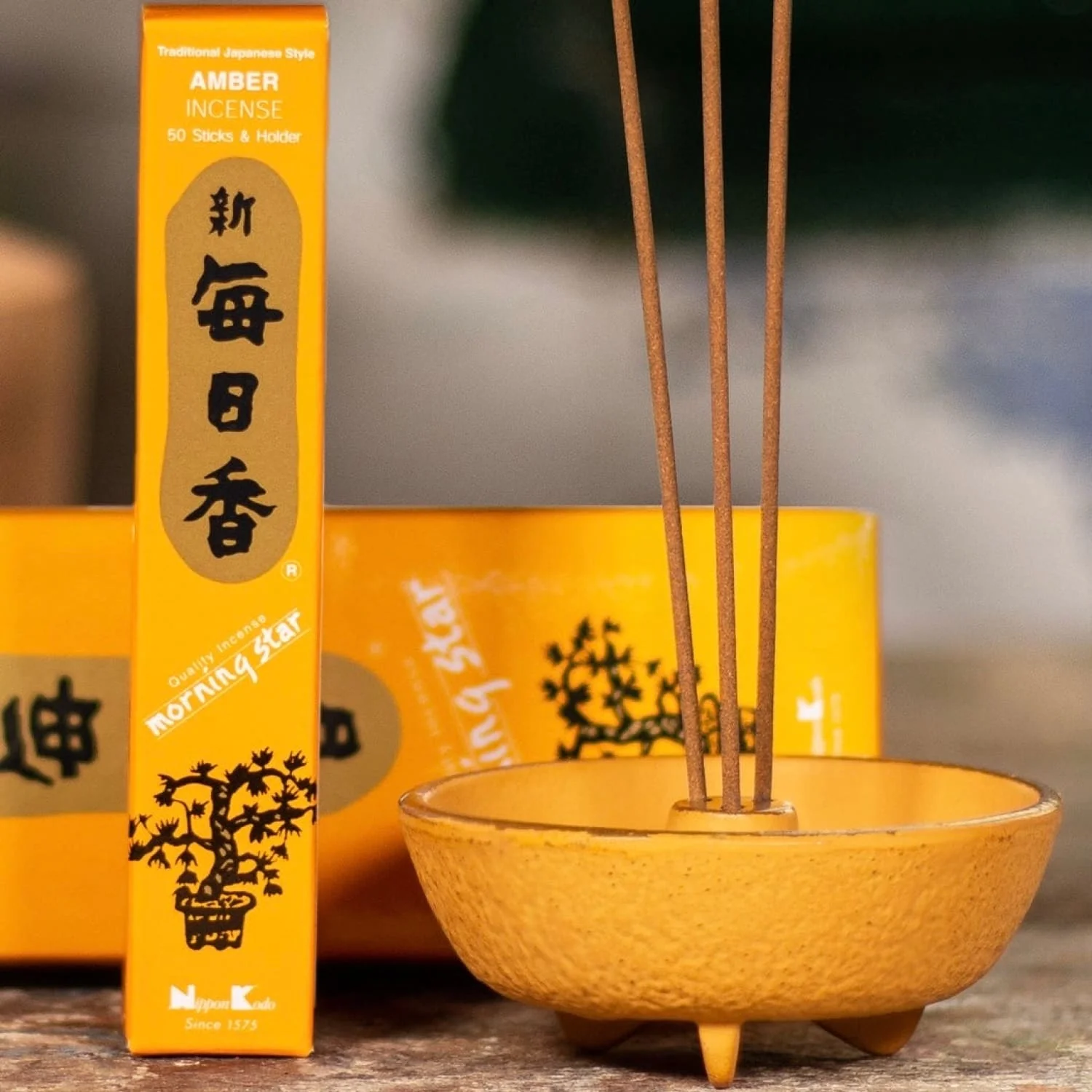 Morning Star Incense 50 Sticks - Amber - Image 4