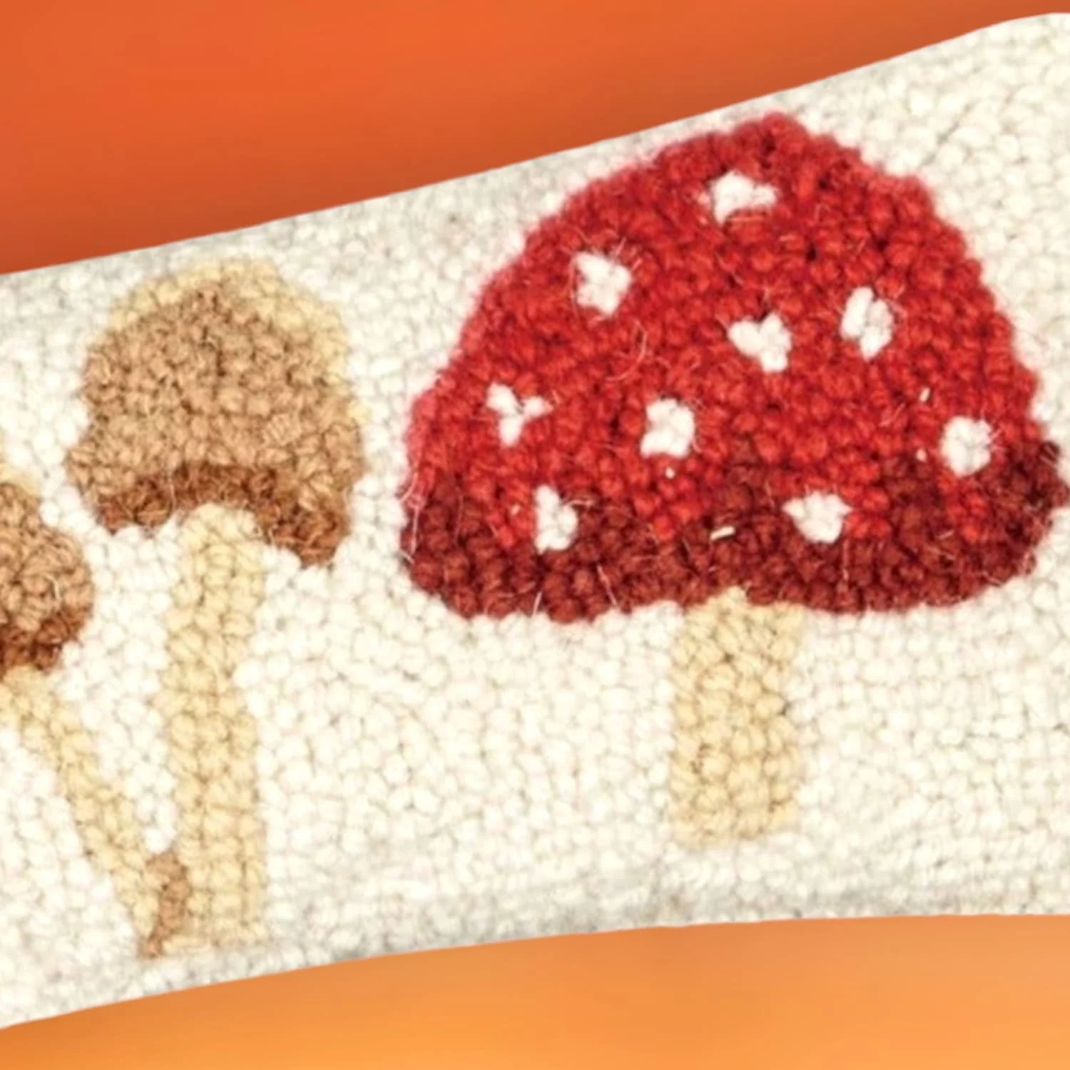Mushrooms Hook Accent Pillow - Image 4