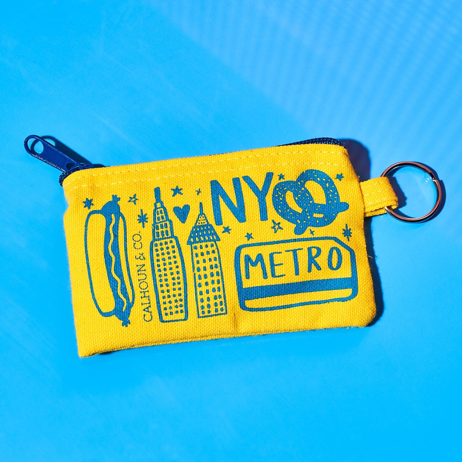 Screenprinted Coin Pouch and Keyring - Image 4