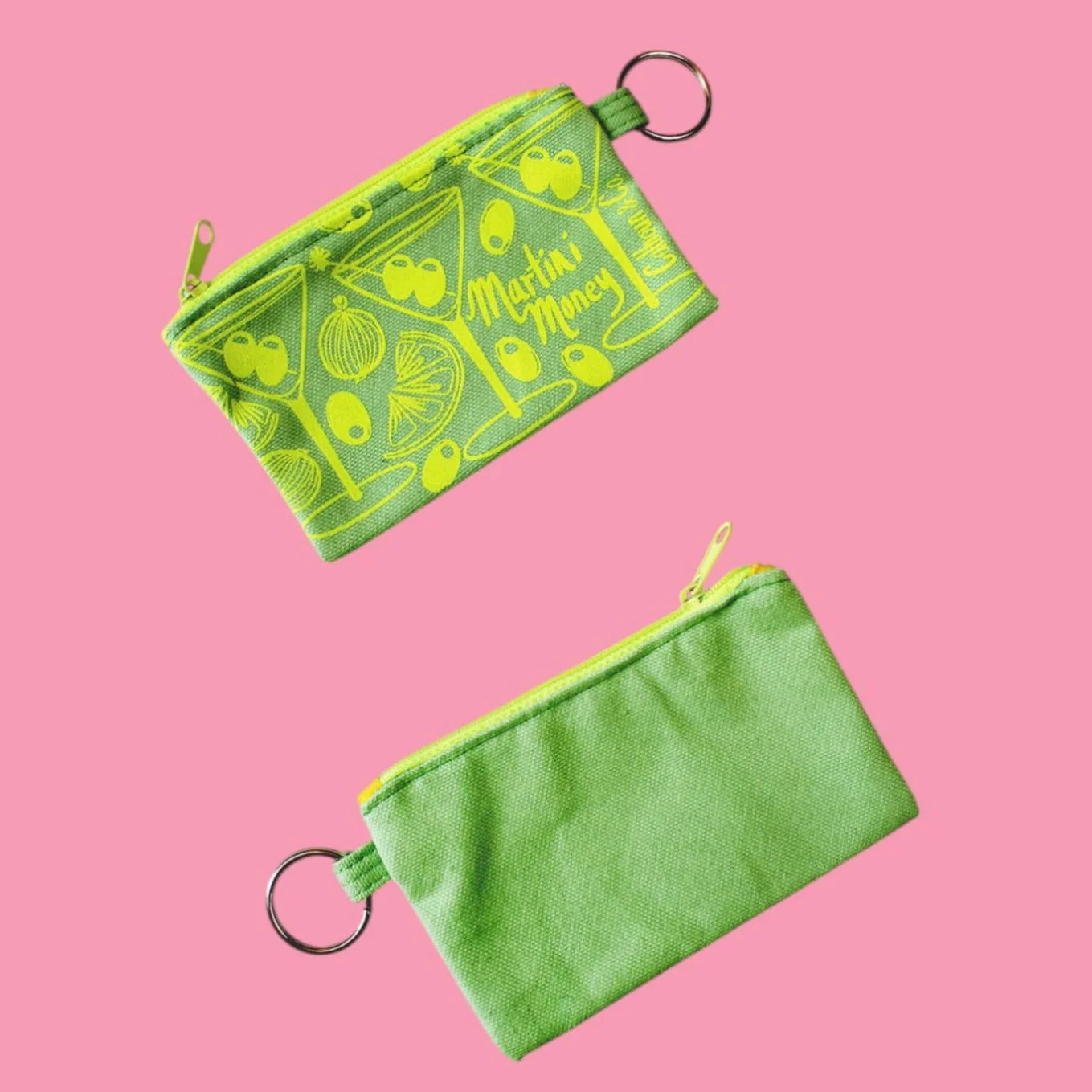 Screenprinted Coin Pouch and Keyring - Image 8