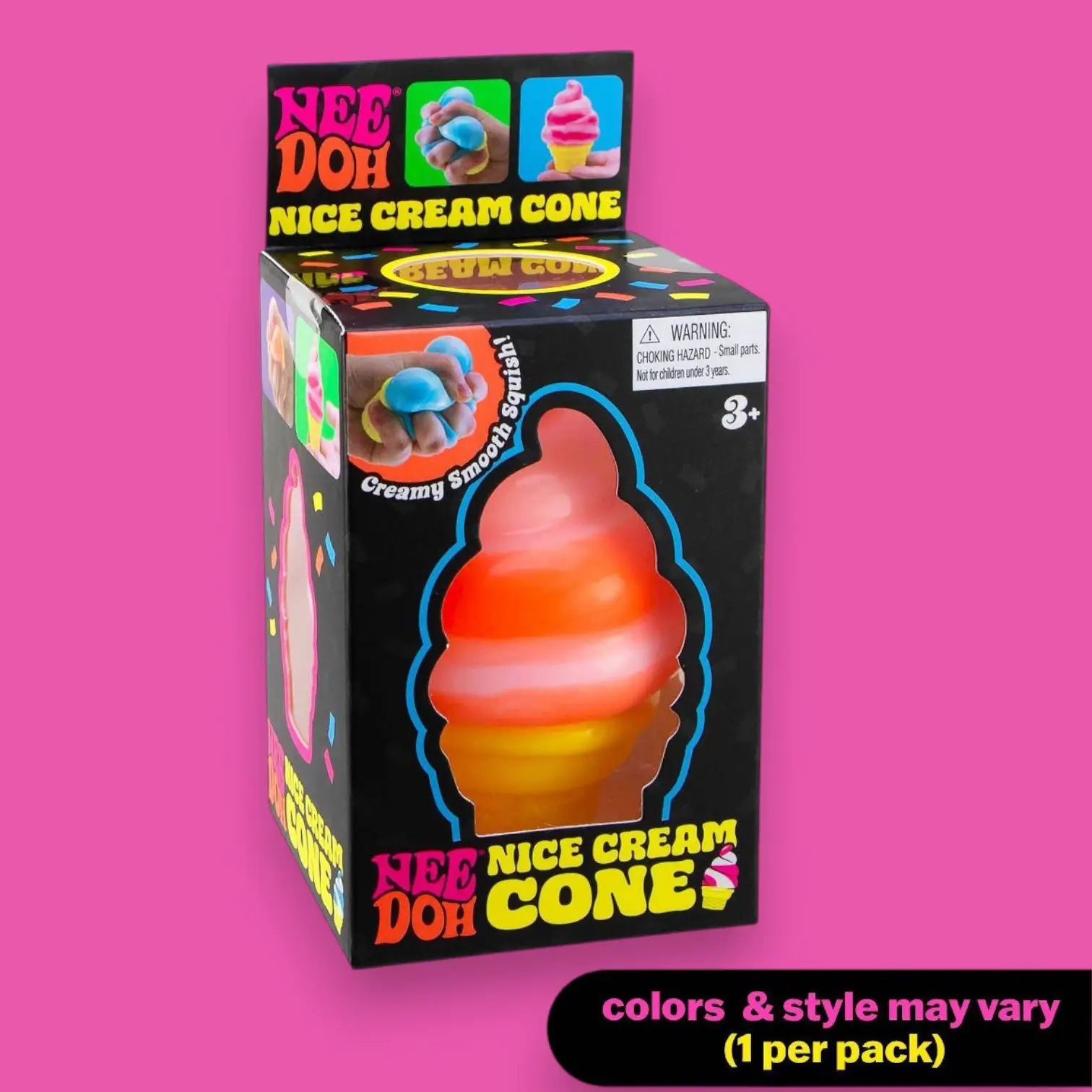 NeeDoh Nice Cream Cone Assorted - Image 2