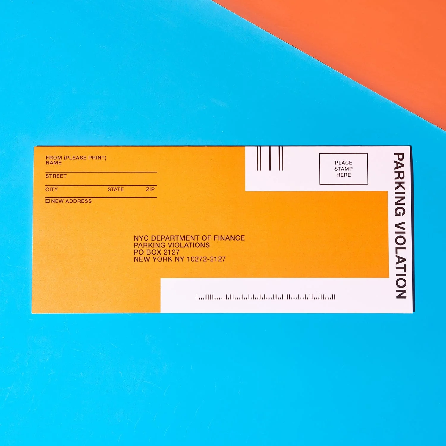 NYC Parking Ticket Greeting Card - Image 4