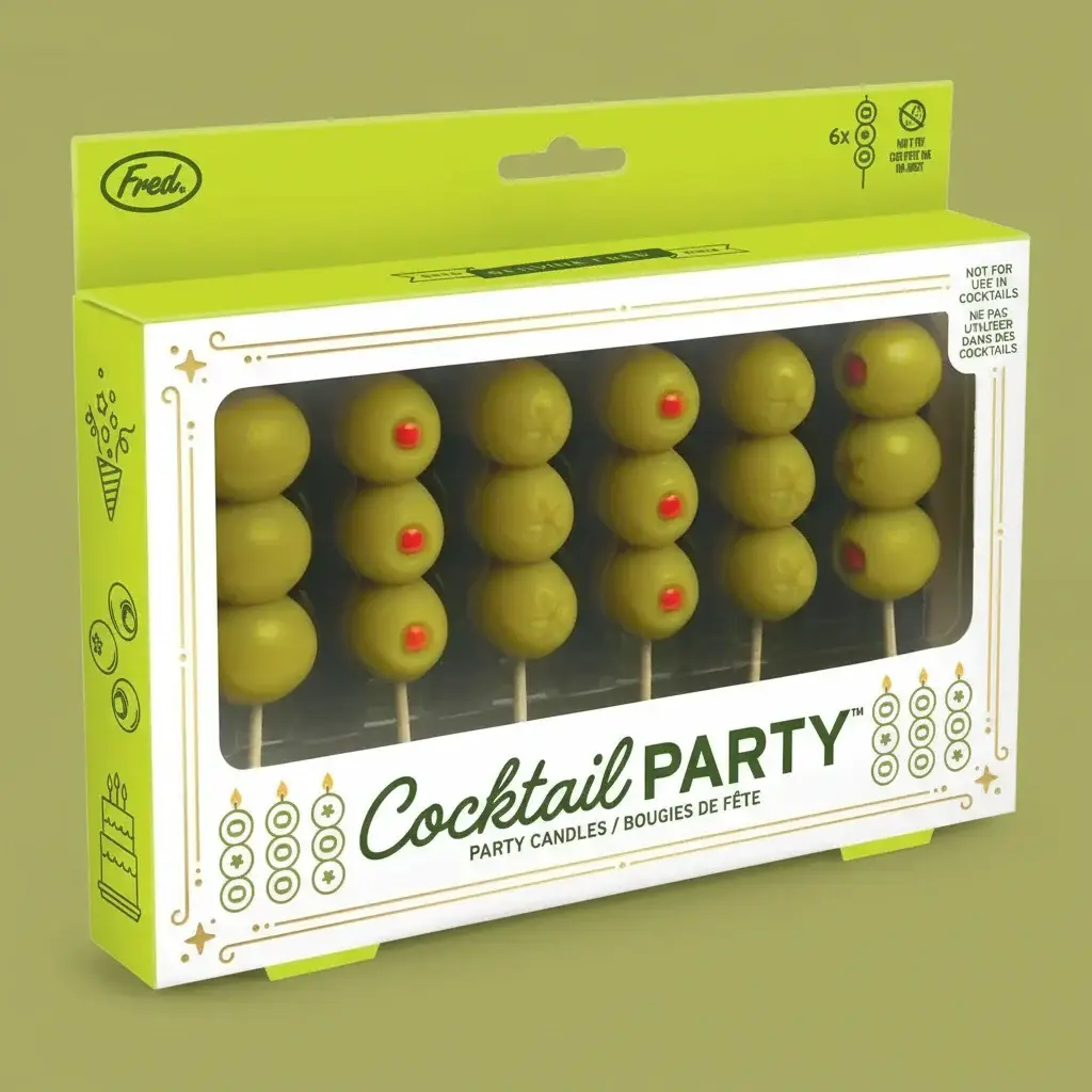 Olive Cocktail Party Candles - Image 2