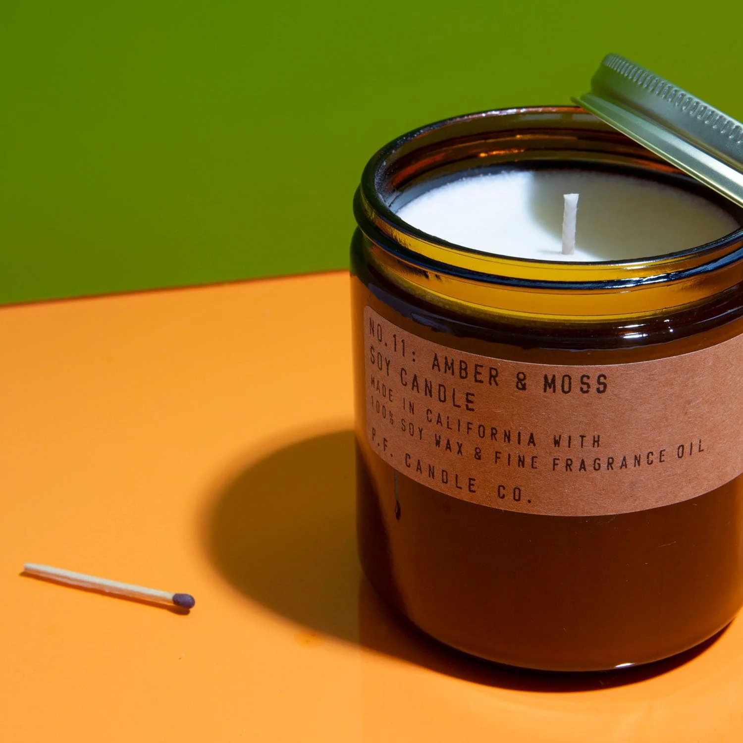 P.F. Candle Co. 12.5 oz Large Candle - Amber & Moss - Image 4