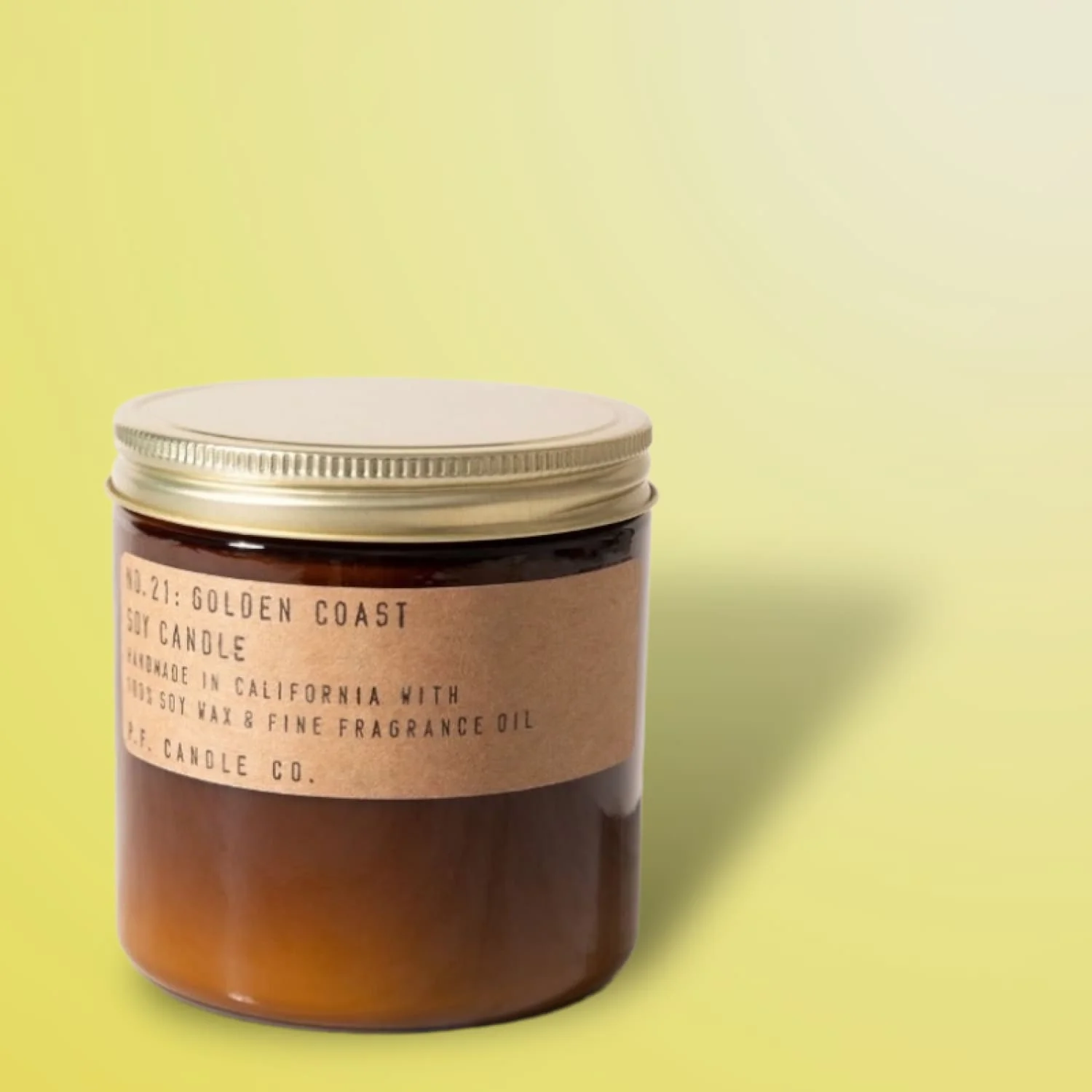 P.F. Candle Co. 12.5 oz Large Candle - Golden Coast - Image 3