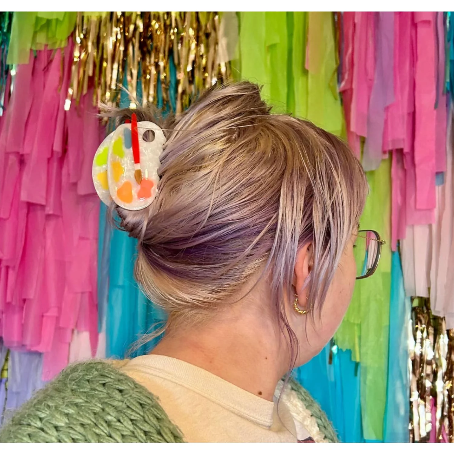 Paint Palette Hair Claw - Image 2