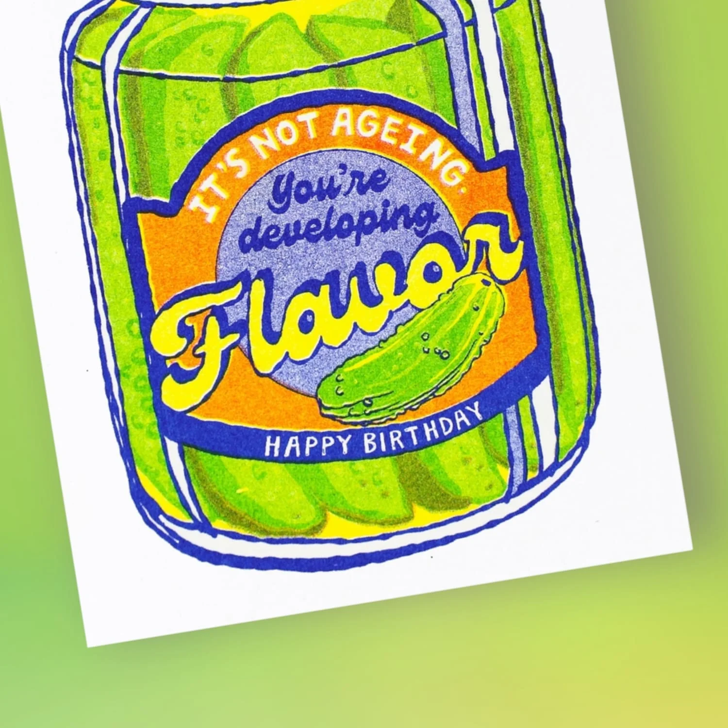 Pickle Happy Birthday Greeting Card - Image 2